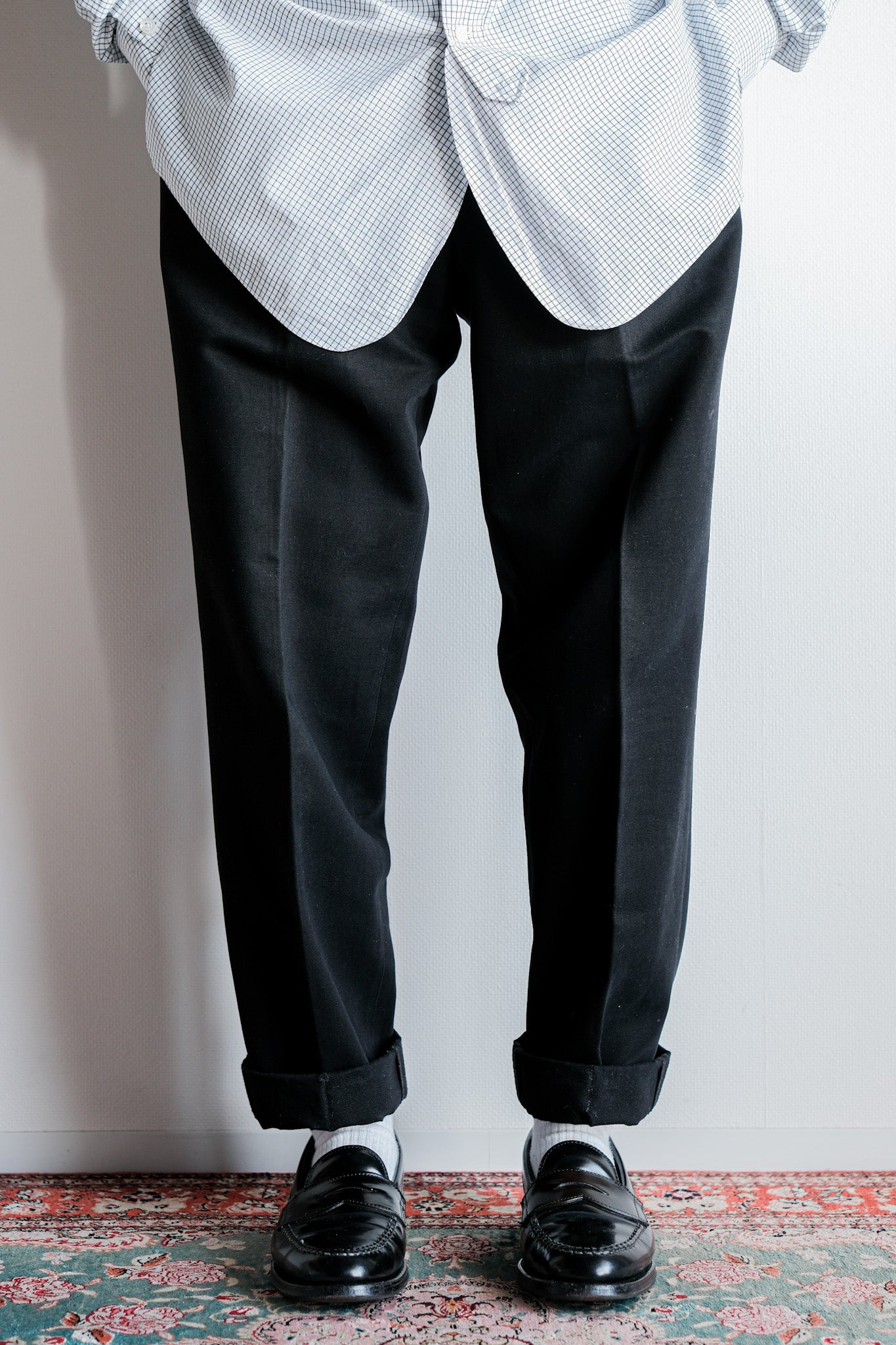 【~00's】Old ARNYS PARIS Turn Up Cotton Trousers Size.42