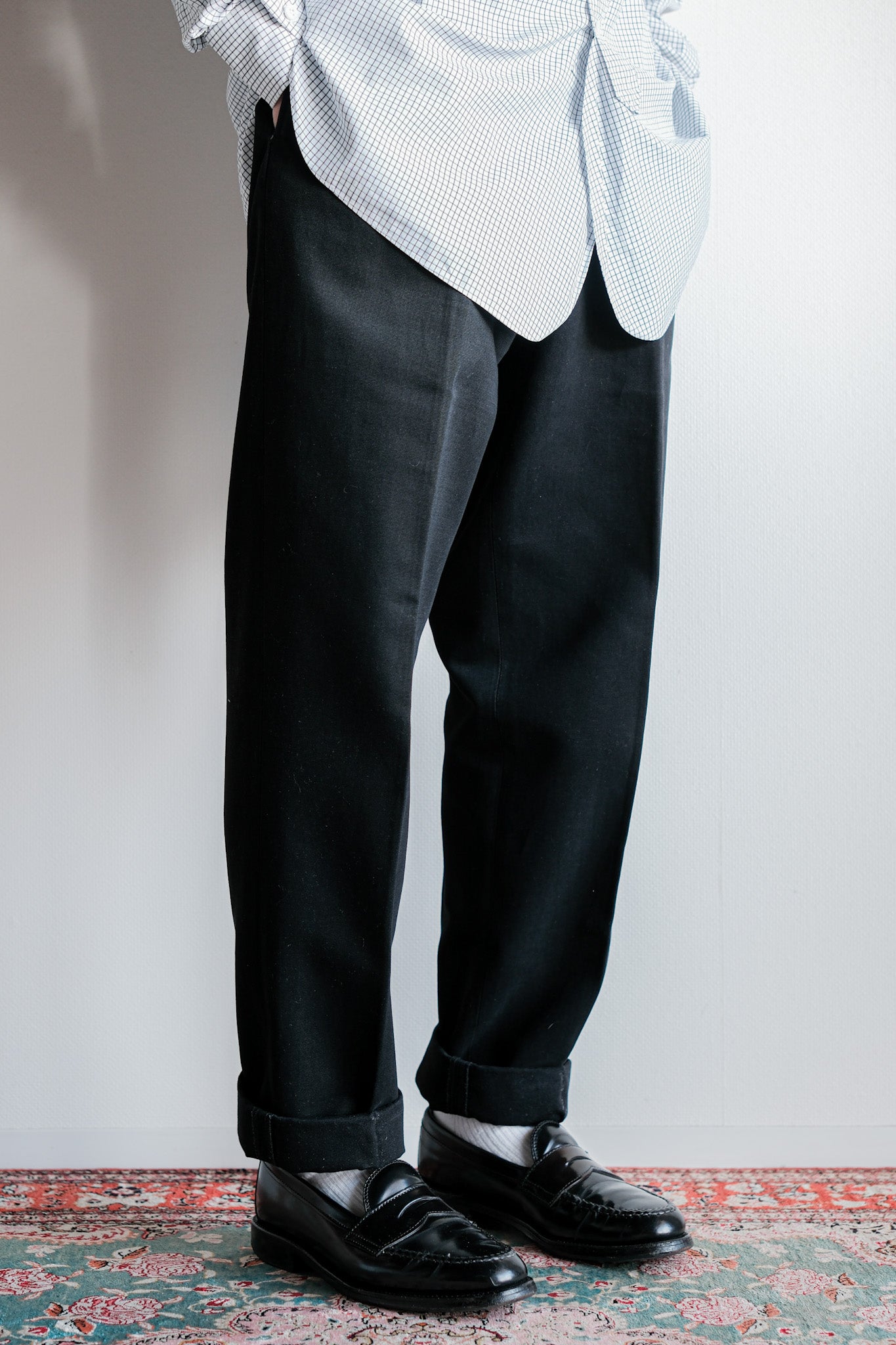 【~00's】Old ARNYS PARIS Turn Up Cotton Trousers Size.42