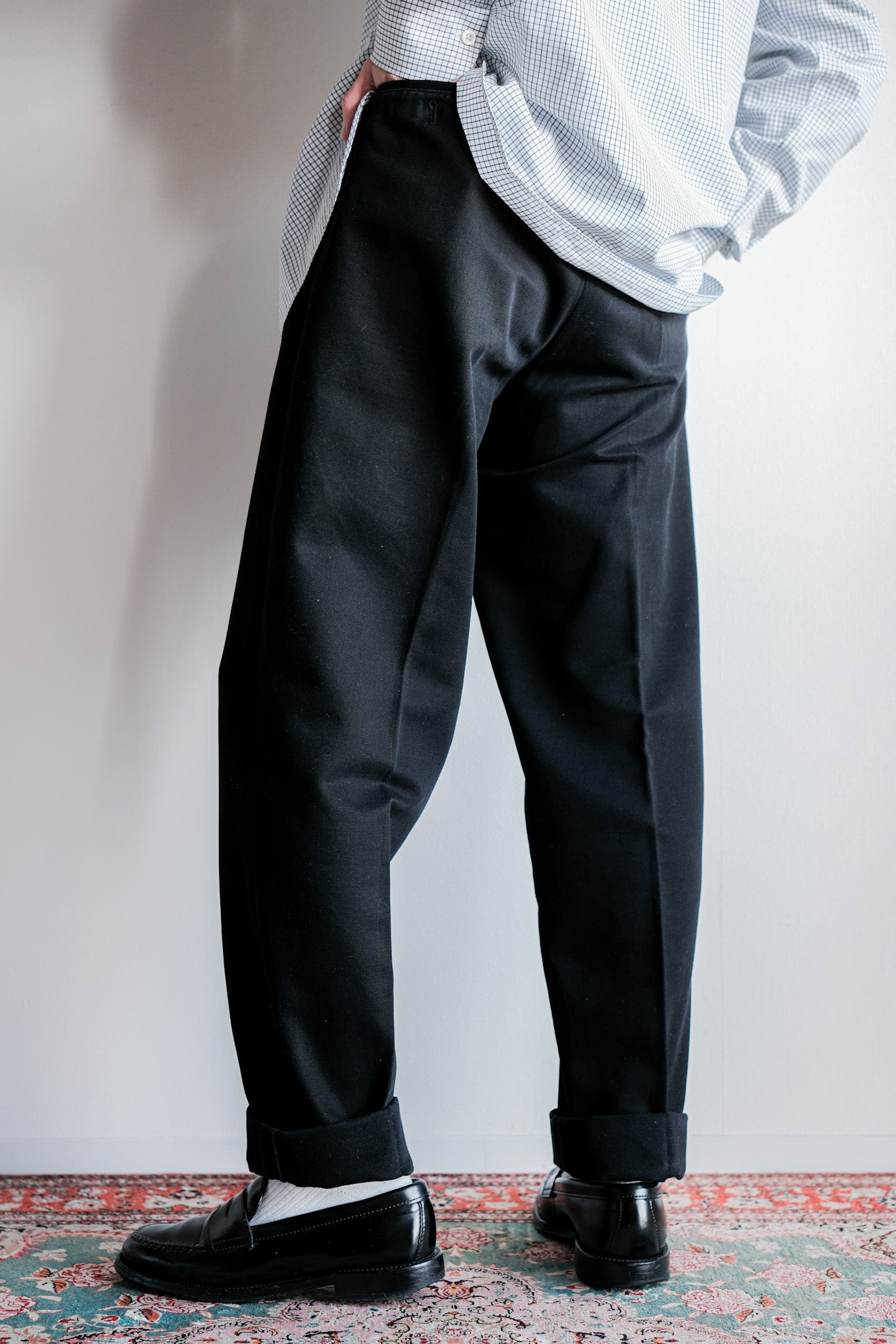 【~00's】Old ARNYS PARIS Turn Up Cotton Trousers Size.42