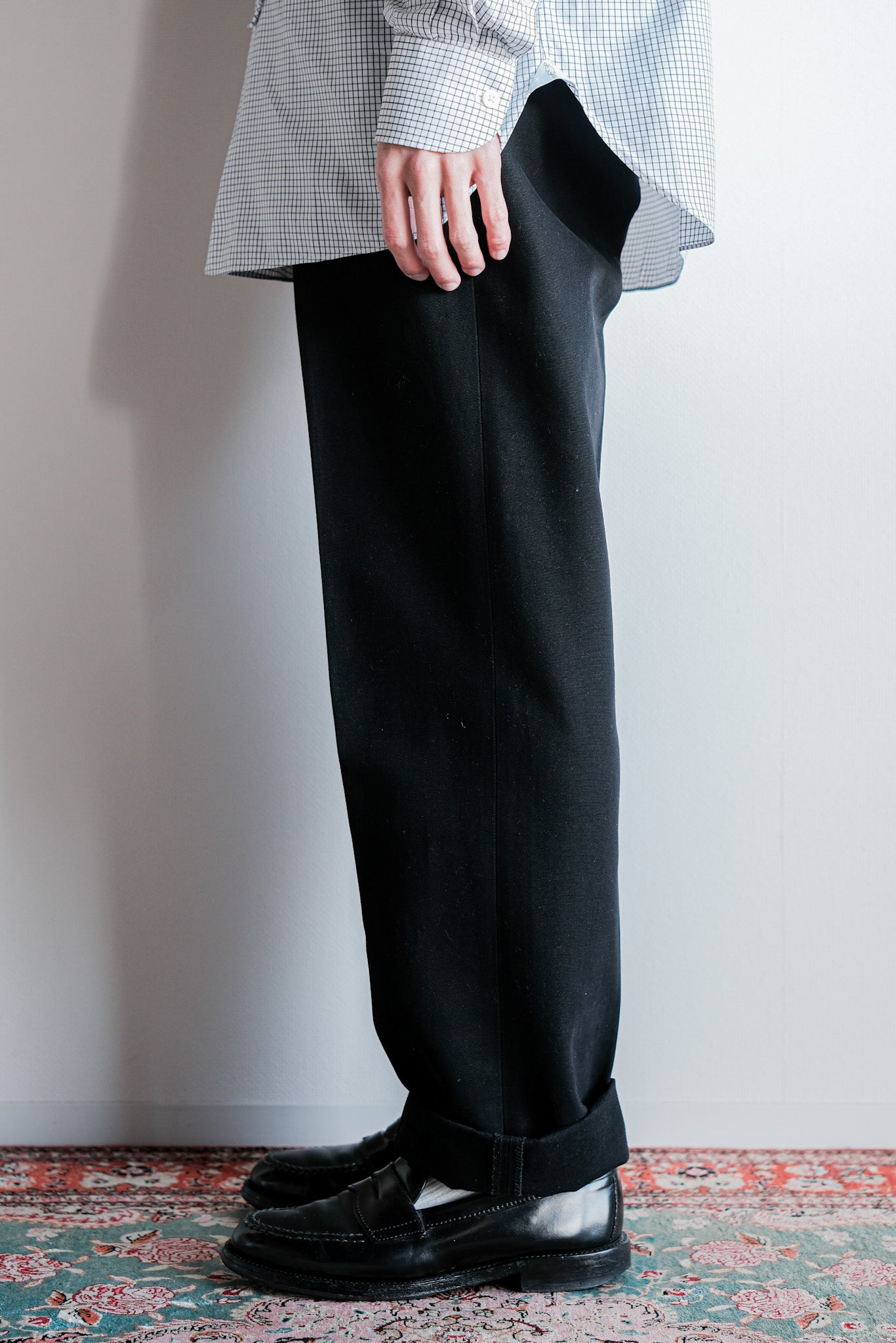 【~00's】Old ARNYS PARIS Turn Up Cotton Trousers Size.42