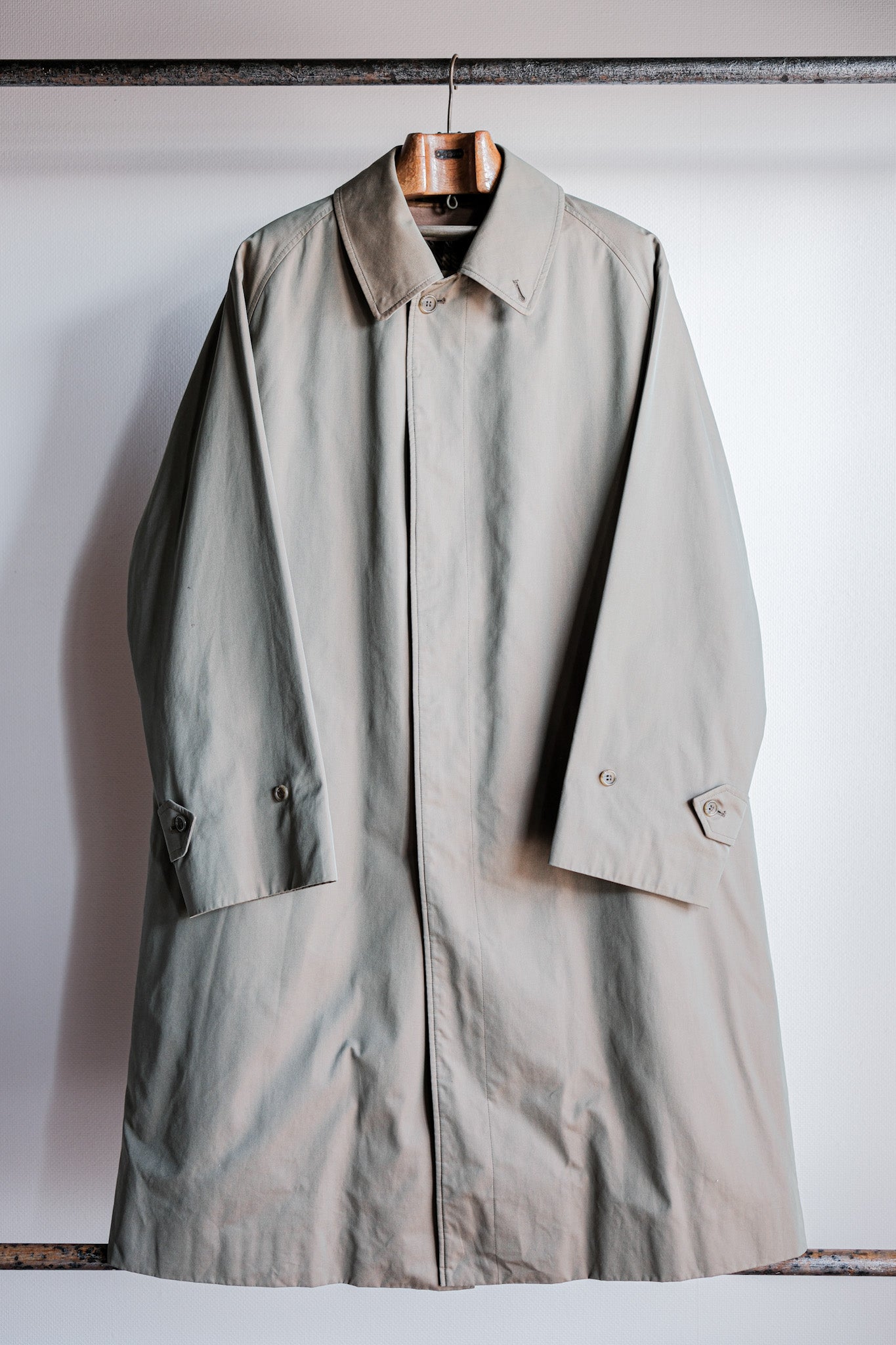 【~80's】Vintage Burberrys Single Raglan Balmacaan Coat C100 With Liner Size.50REG "TAMAMUSHI"
