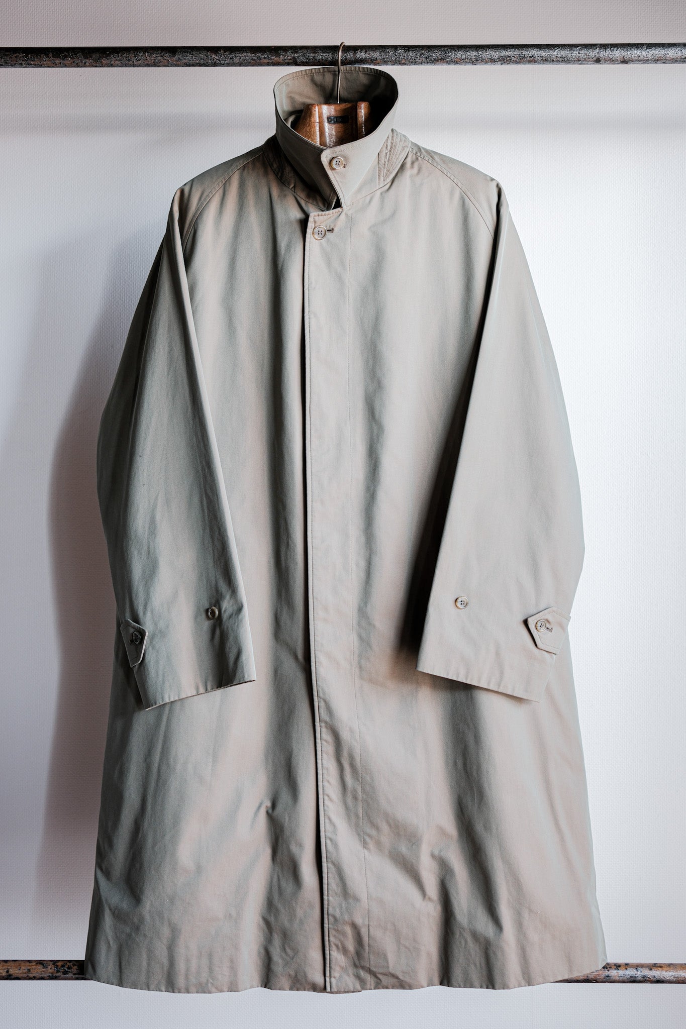 【~80's】Vintage Burberrys Single Raglan Balmacaan Coat C100 With Liner Size.50REG "TAMAMUSHI"