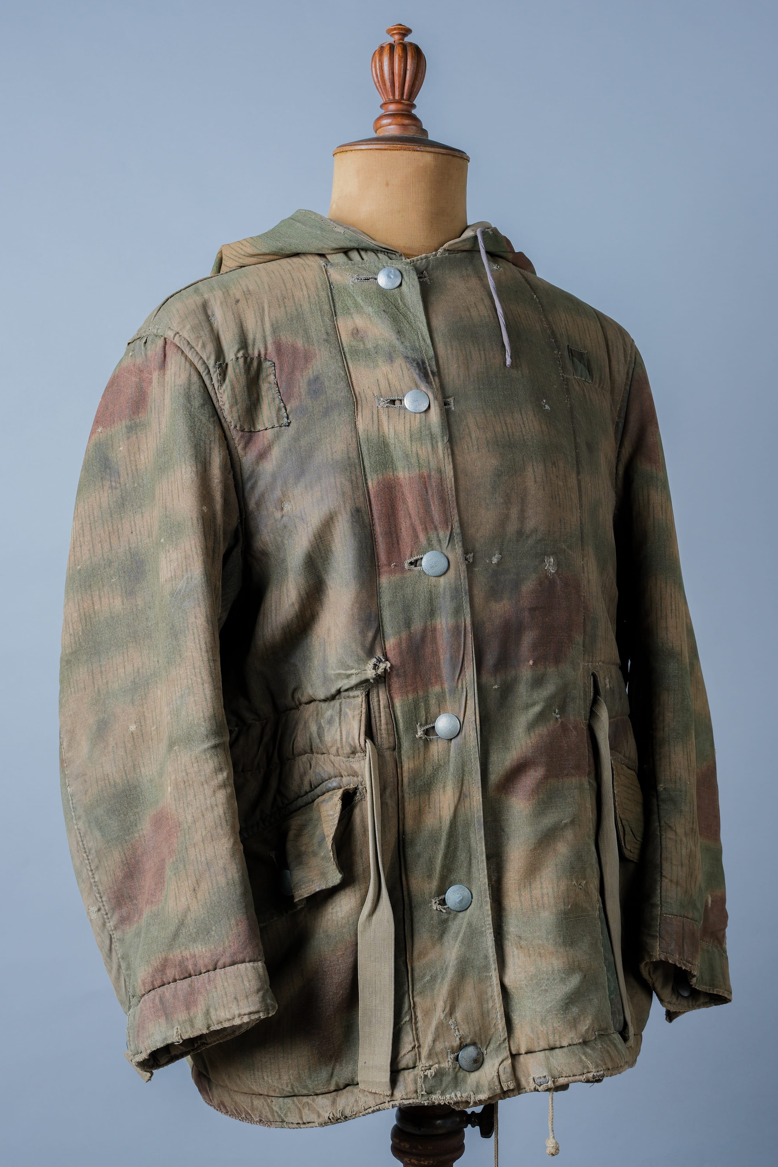 【~40's】WWⅡ German Army Sumpftarnmuster 44 Camouflage 43 Pattern Reversible Winter Parka "Wehrmacht"