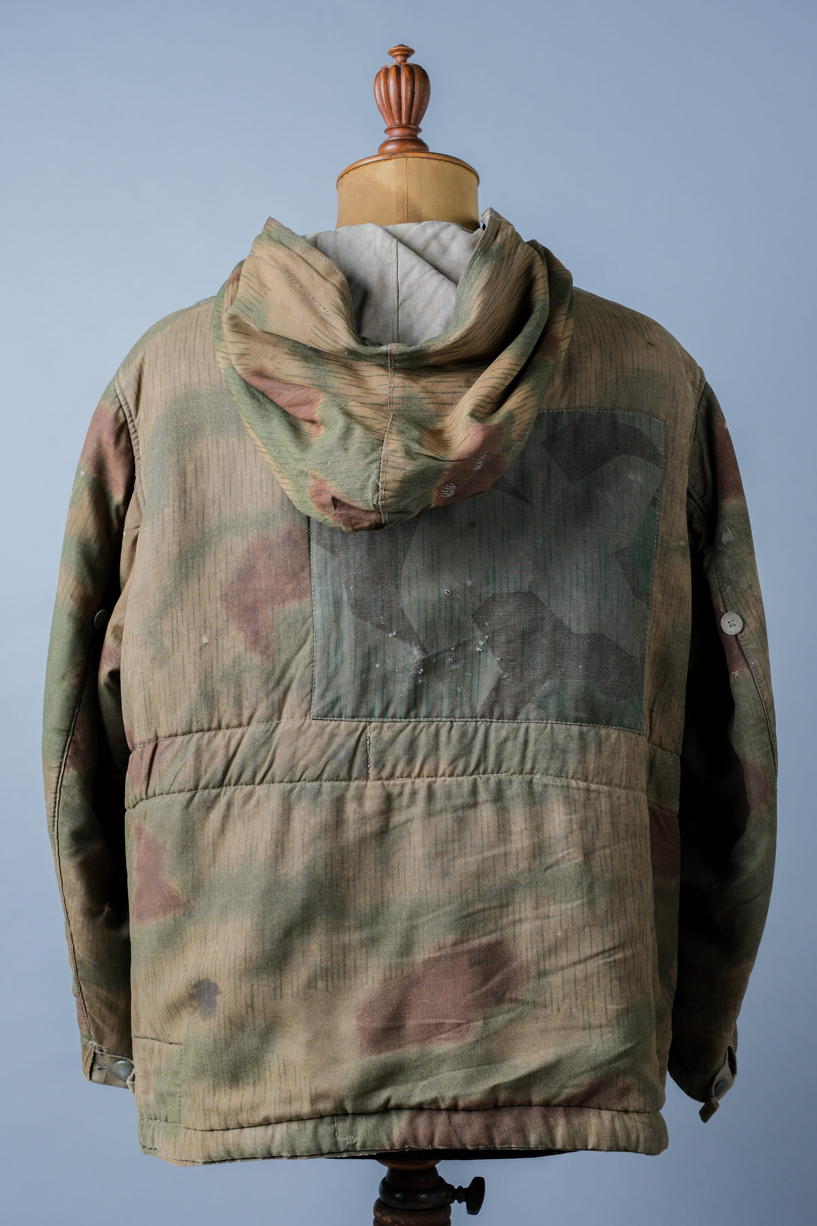 【~40's】WWⅡ German Army Sumpftarnmuster 44 Camouflage 43 Pattern Reversible Winter Parka "Wehrmacht"
