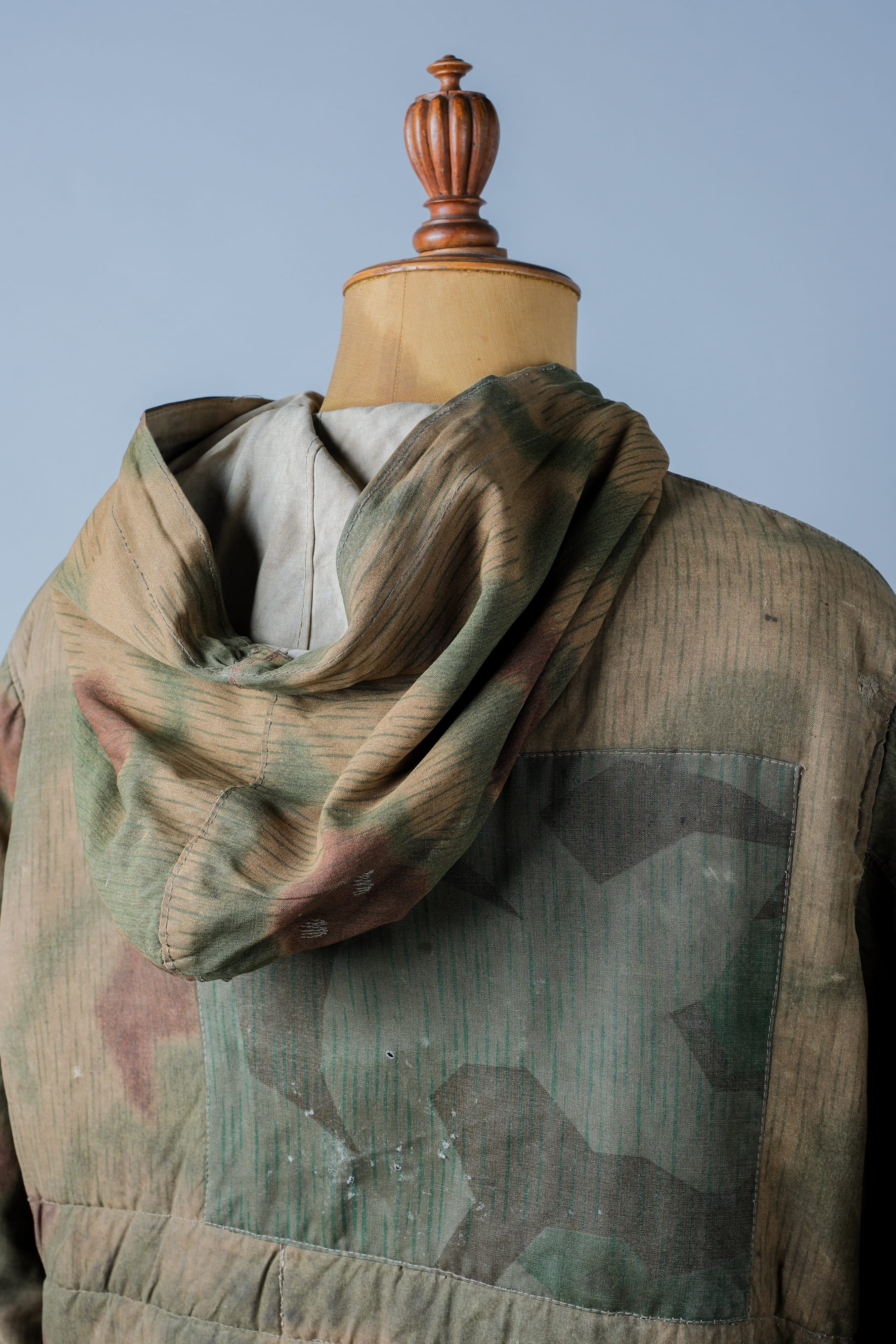 【~40's】WWⅡ German Army Sumpftarnmuster 44 Camouflage 43 Pattern Reversible Winter Parka "Wehrmacht"