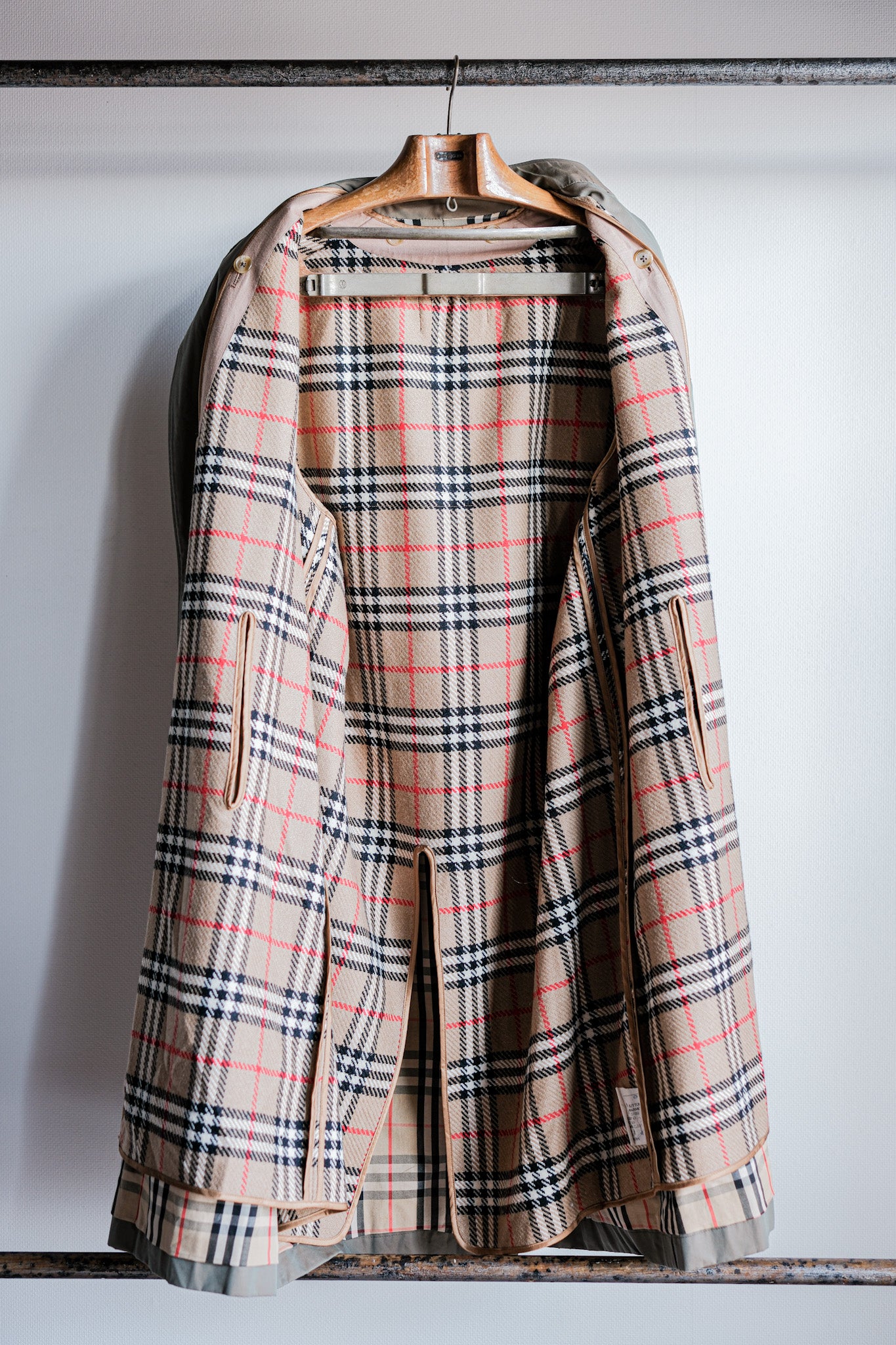 【~80's】Vintage Burberrys Single Raglan Balmacaan Coat C100 With Liner Size.50REG "TAMAMUSHI"