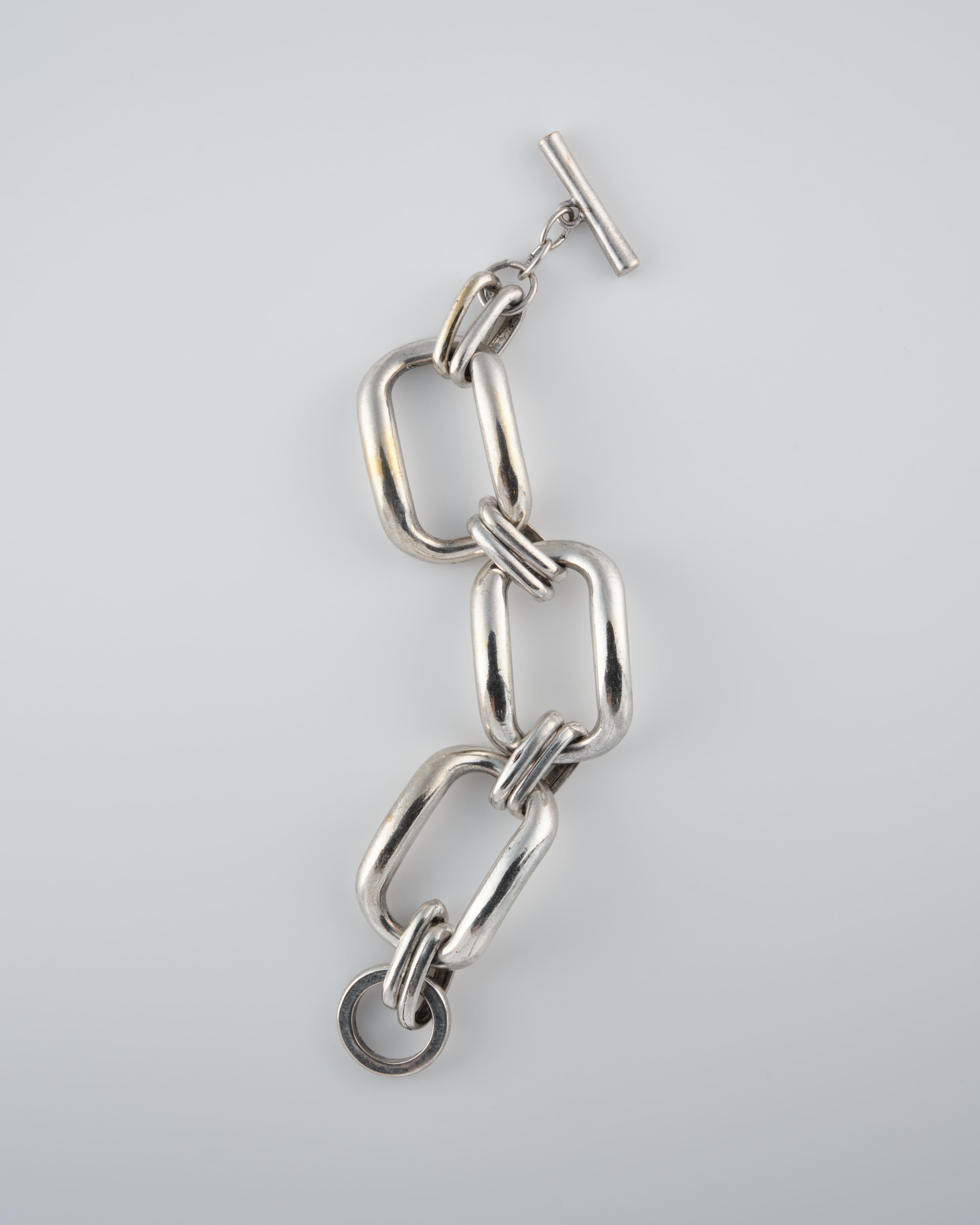 【~80's】Europe Vintage Toggle Clasp Large Chain Bracelet