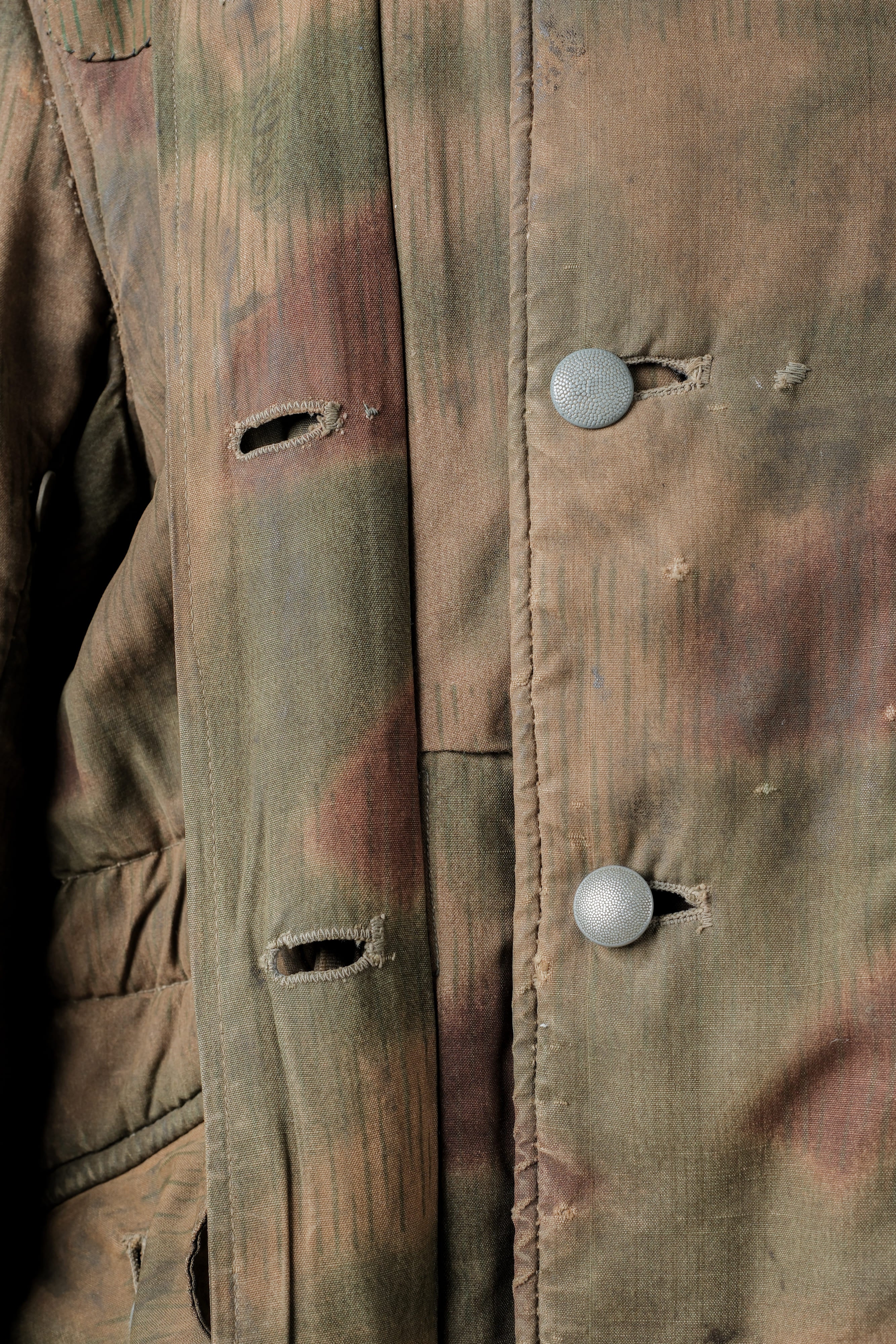 【~40's】WWⅡ German Army Sumpftarnmuster 44 Camouflage 43 Pattern Reversible Winter Parka "Wehrmacht"