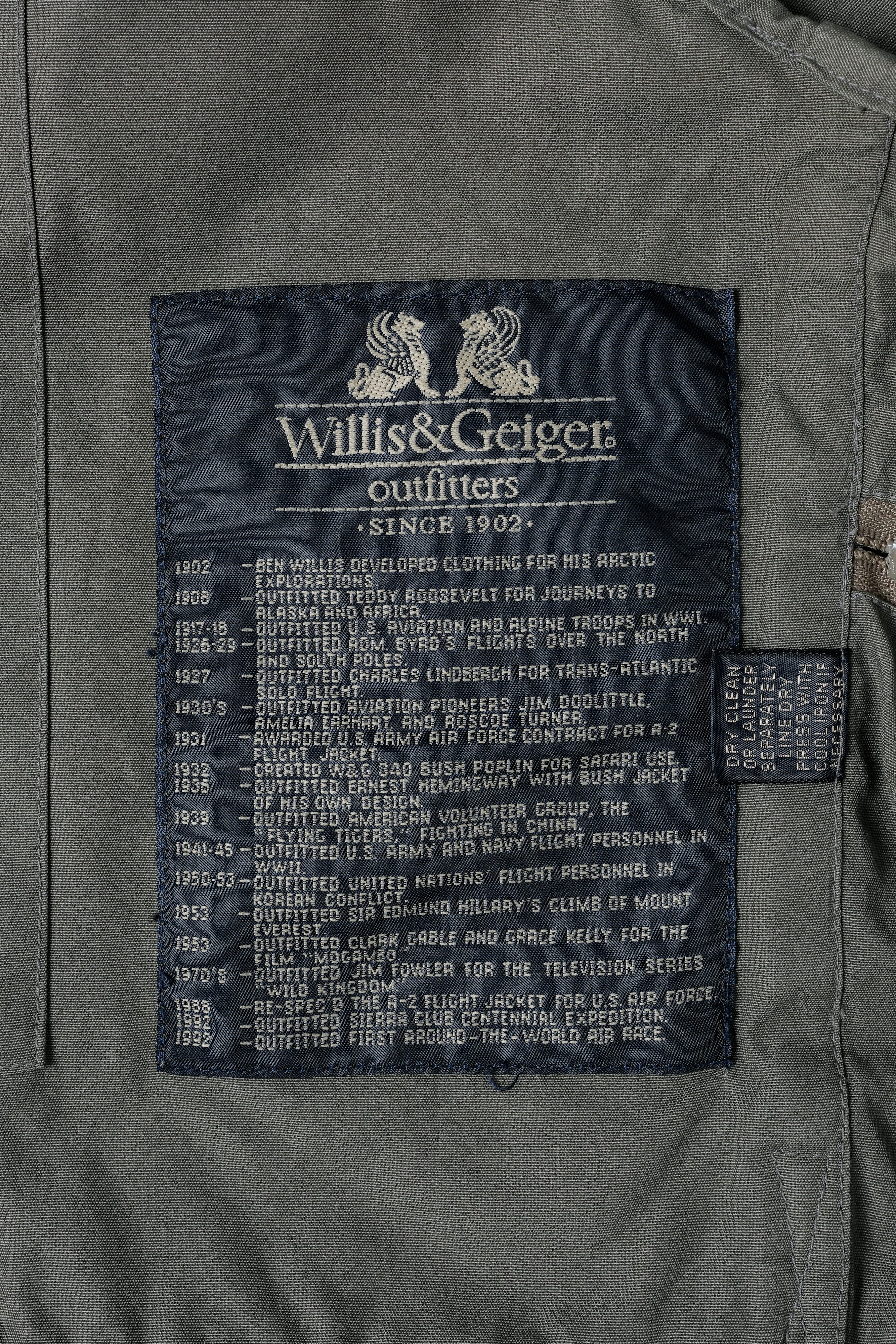 【~90's】Vintage Willis&Geiger Bush Poplin Fishing Vest Size.M
