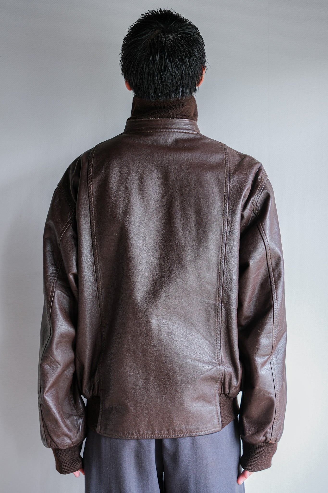 【82AW】Old C.P.Company Dutch Police Jacket Size.48 "All Leather Type"