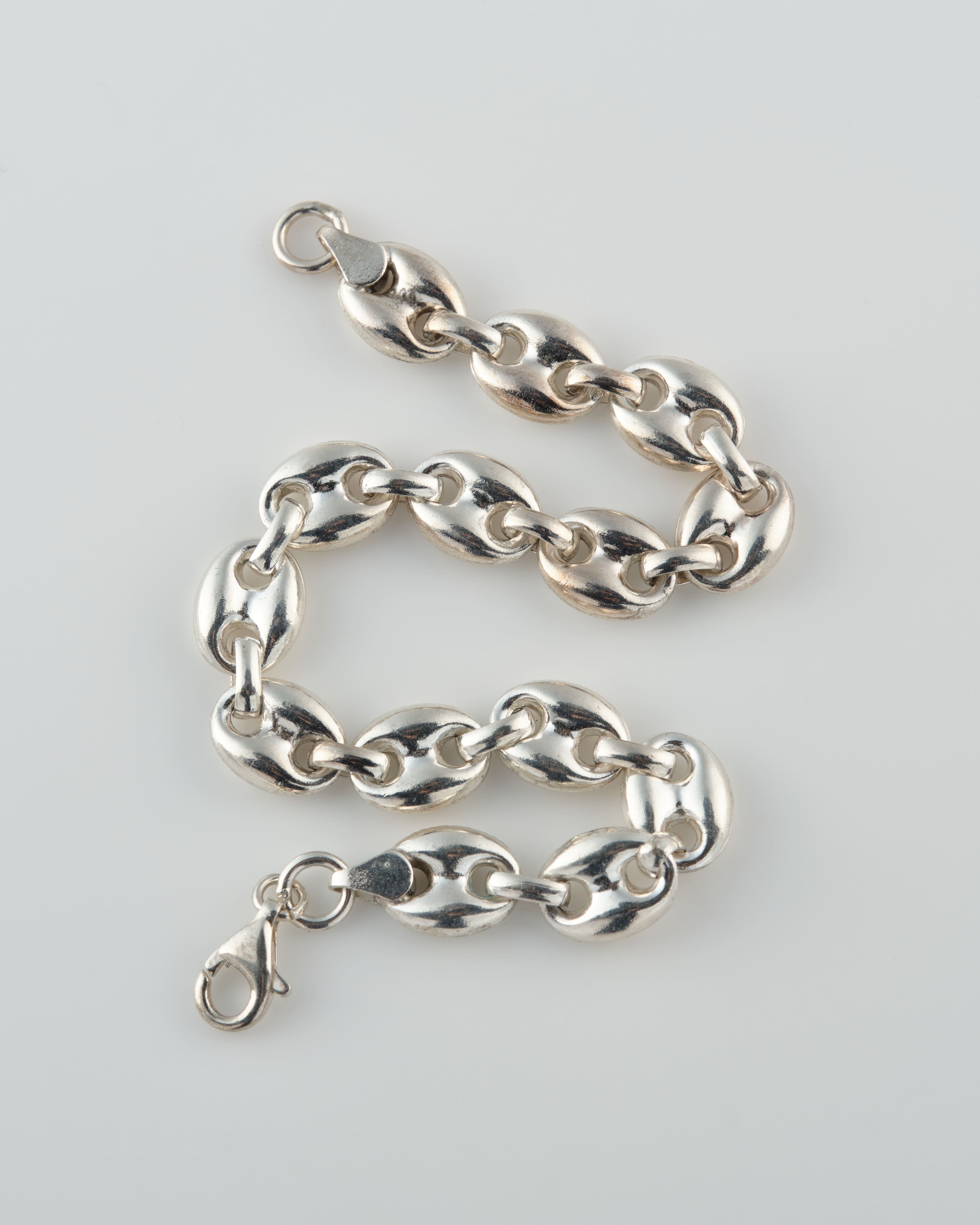 【~00's】Europe Vintage Silver 925 Chain Bracelet