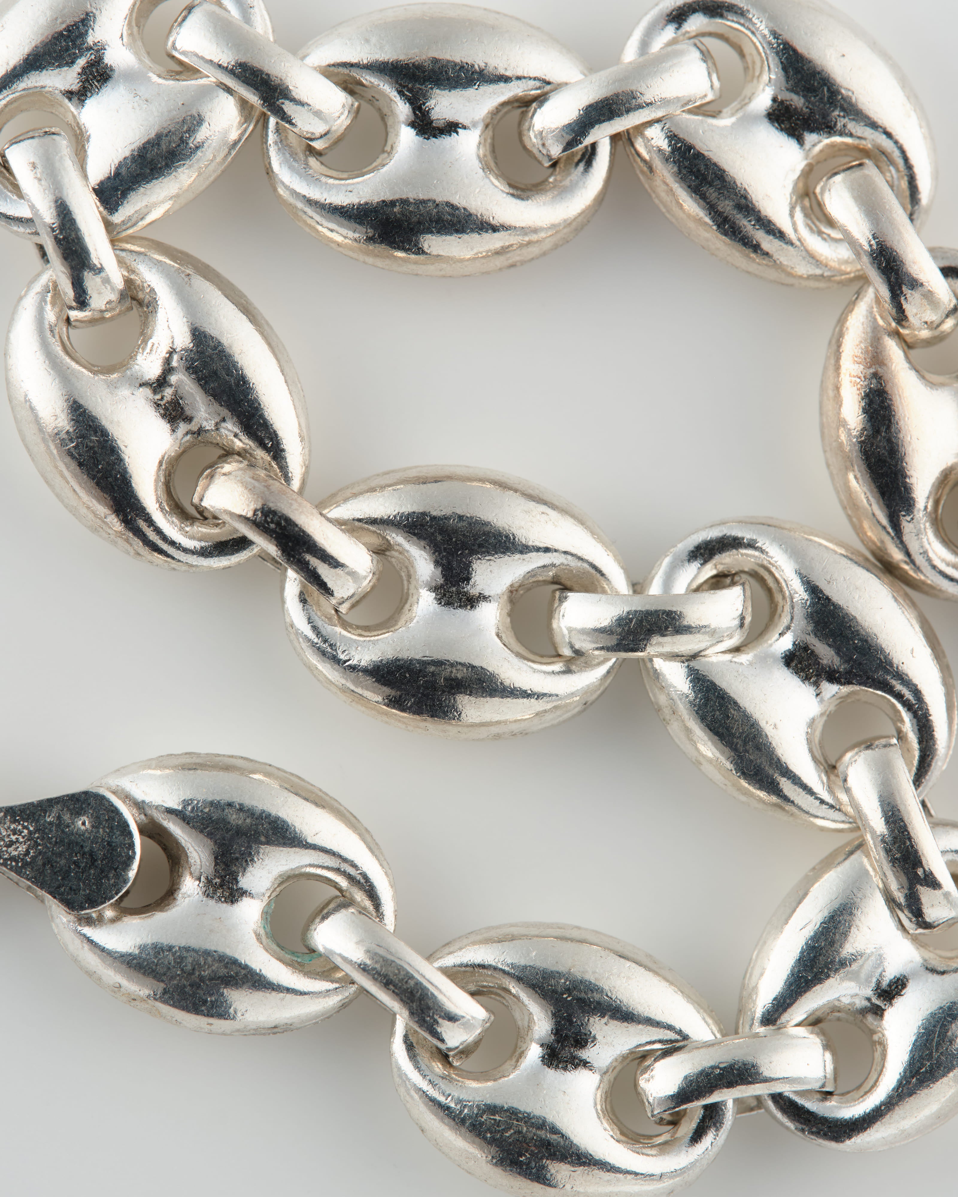 【~00's】Europe Vintage Silver 925 Chain Bracelet