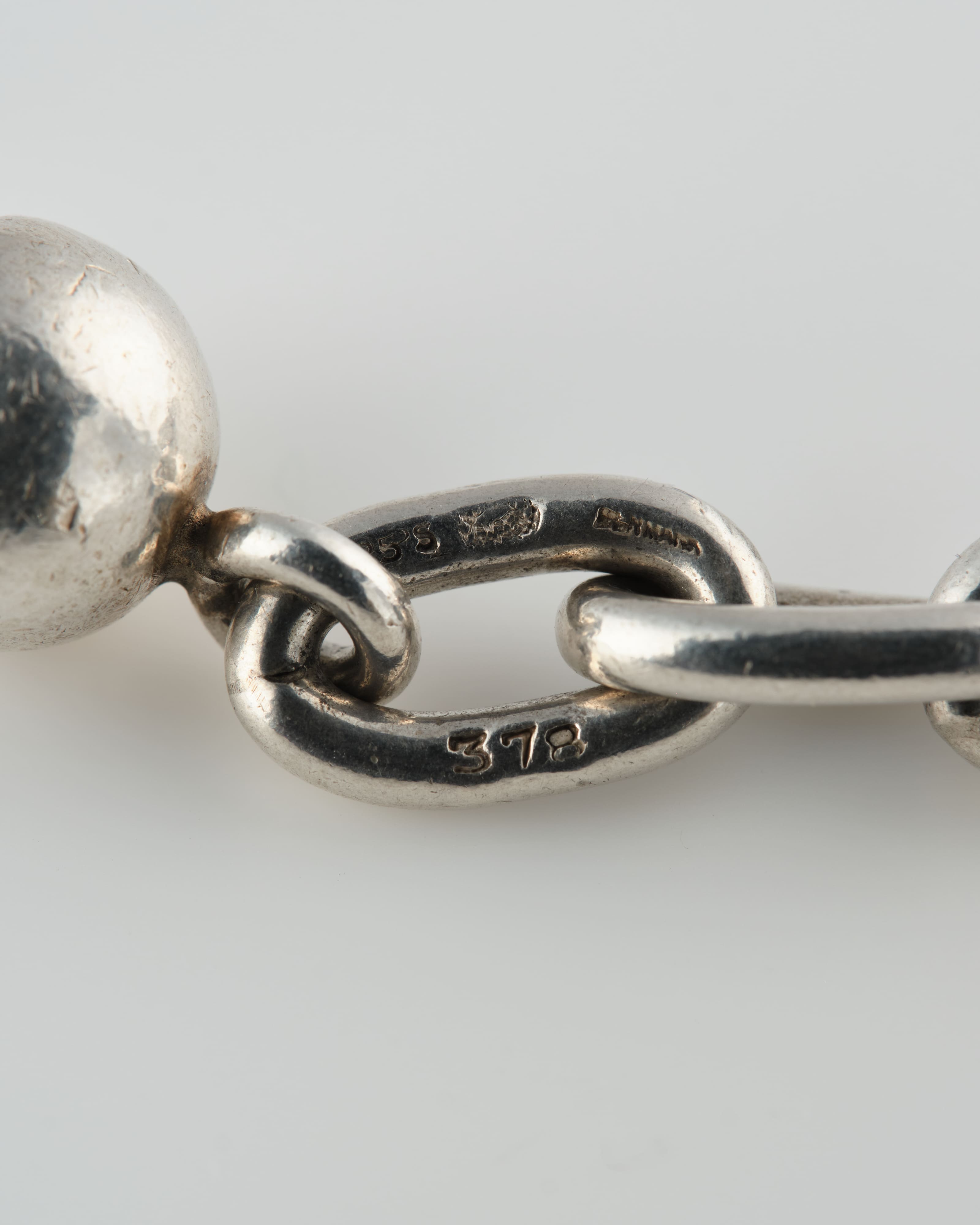 【40's~】Vintage Georg Jensen Silver 925 Chain Bracelet