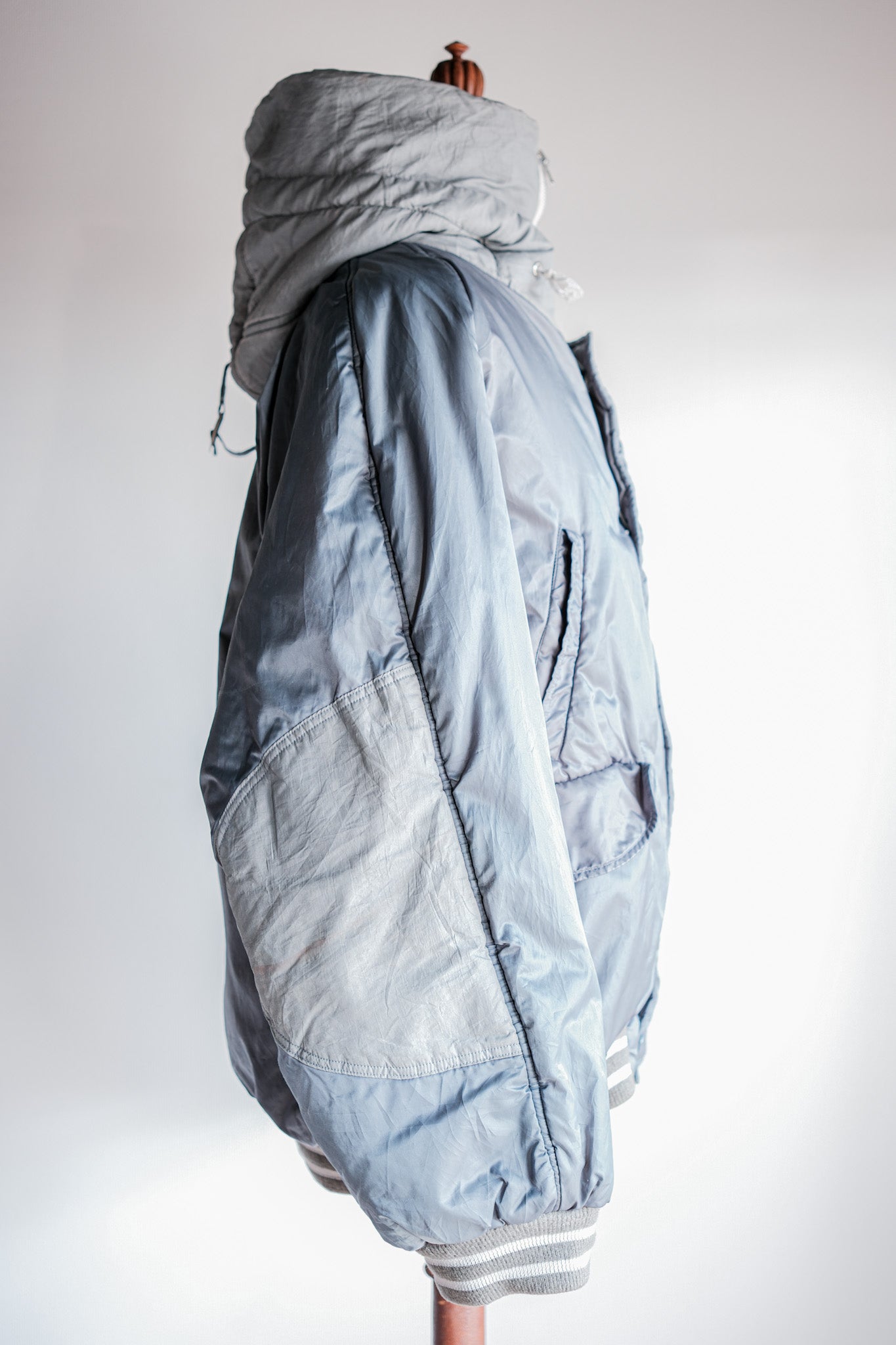 【~80's】Old BONEVILLE Navy Arctic Hooded Jacket Size.54