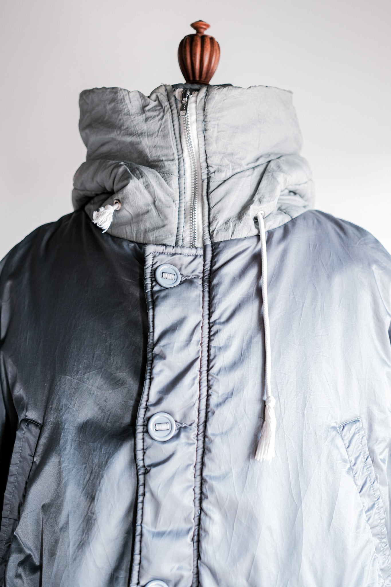 【~80's】Old BONEVILLE Navy Arctic Hooded Jacket Size.54