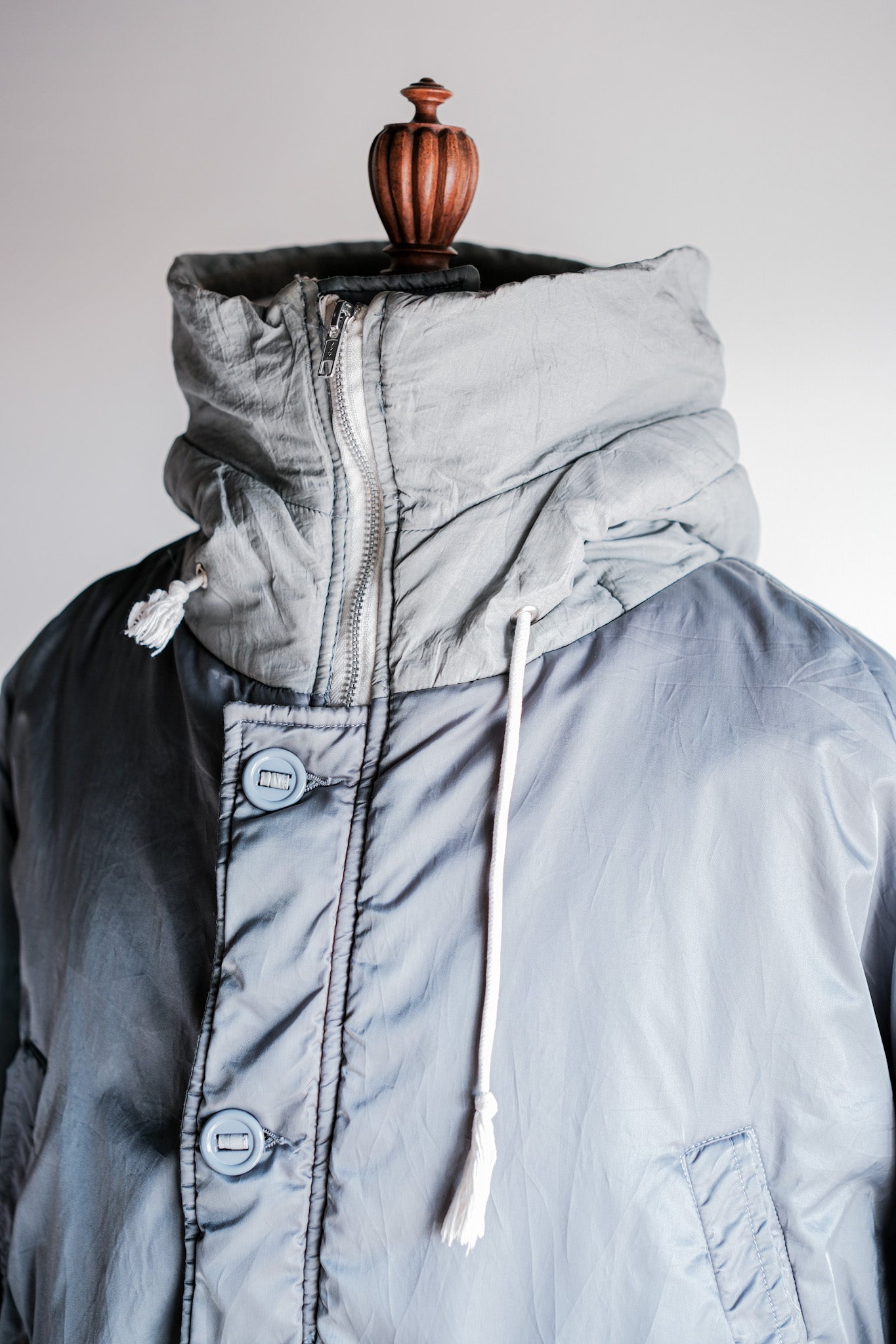 【~80's】Old BONEVILLE Navy Arctic Hooded Jacket Size.54