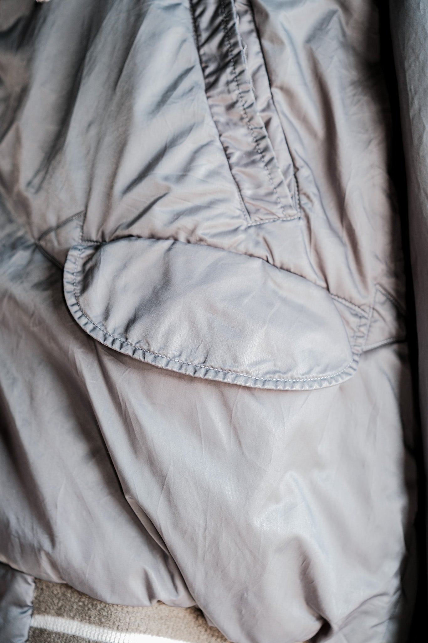 【~80's】Old BONEVILLE Navy Arctic Hooded Jacket Size.54