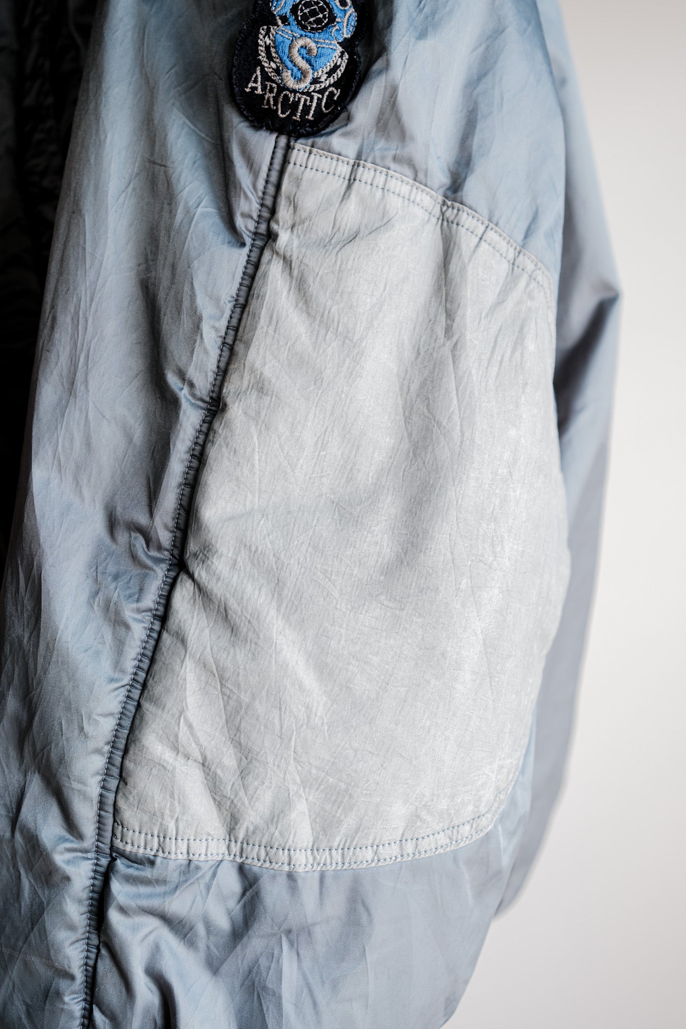 【~80's】Old BONEVILLE Navy Arctic Hooded Jacket Size.54