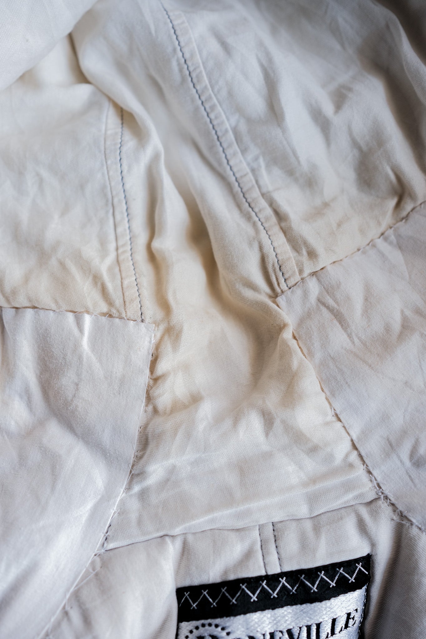 【~80's】Old BONEVILLE Navy Arctic Hooded Jacket Size.54