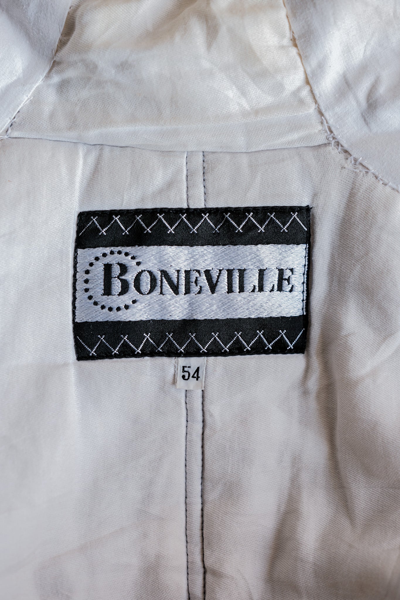 【~80's】Old BONEVILLE Navy Arctic Hooded Jacket Size.54