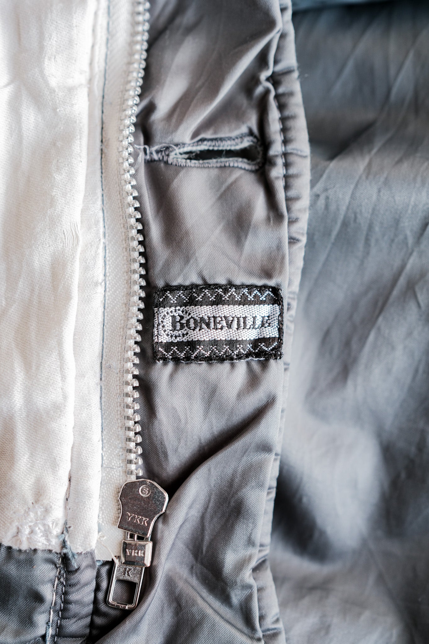【~80's】Old BONEVILLE Navy Arctic Hooded Jacket Size.54