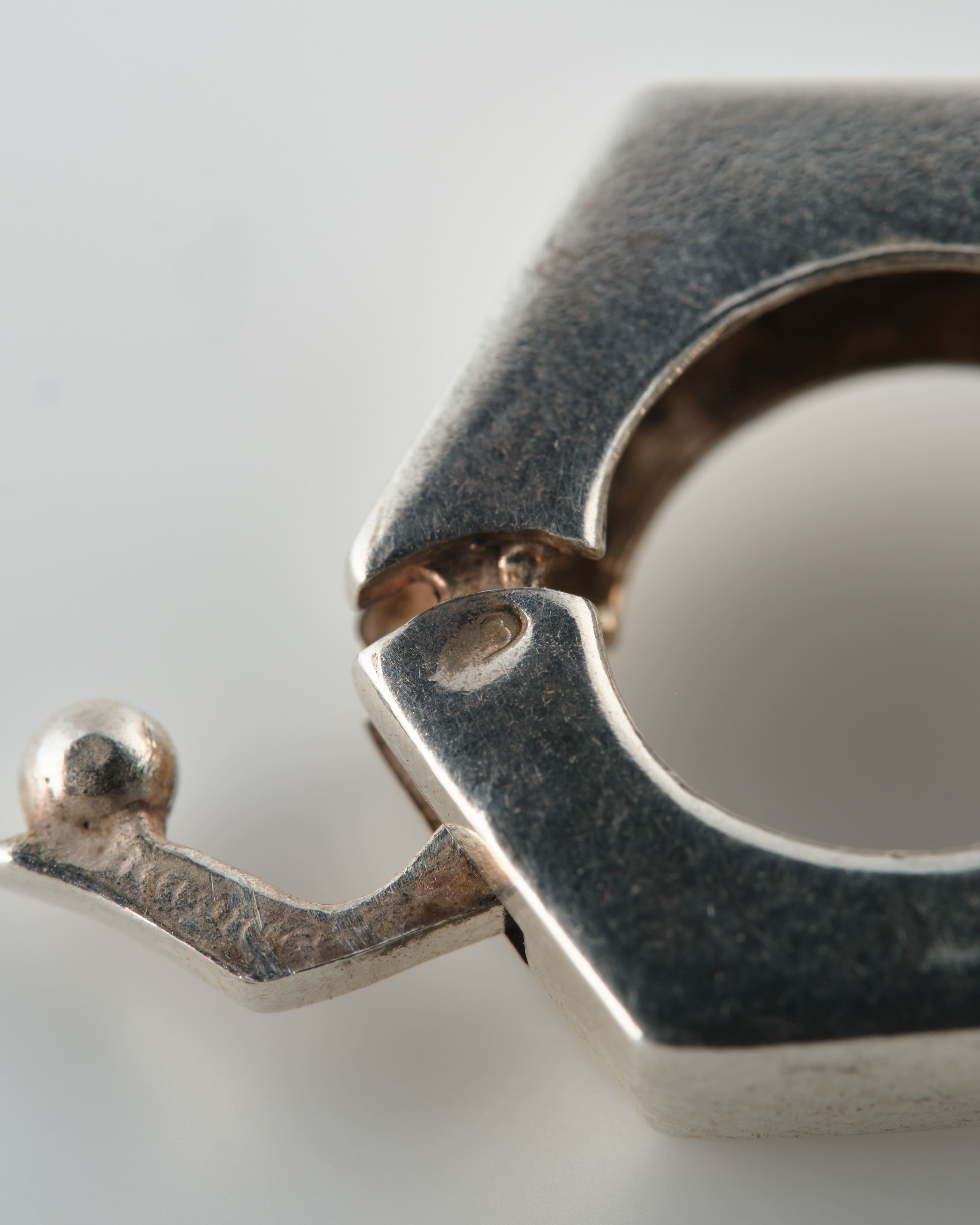 【~70’s】Danish Vintage Silver Heavy Mixed Chain Necklace