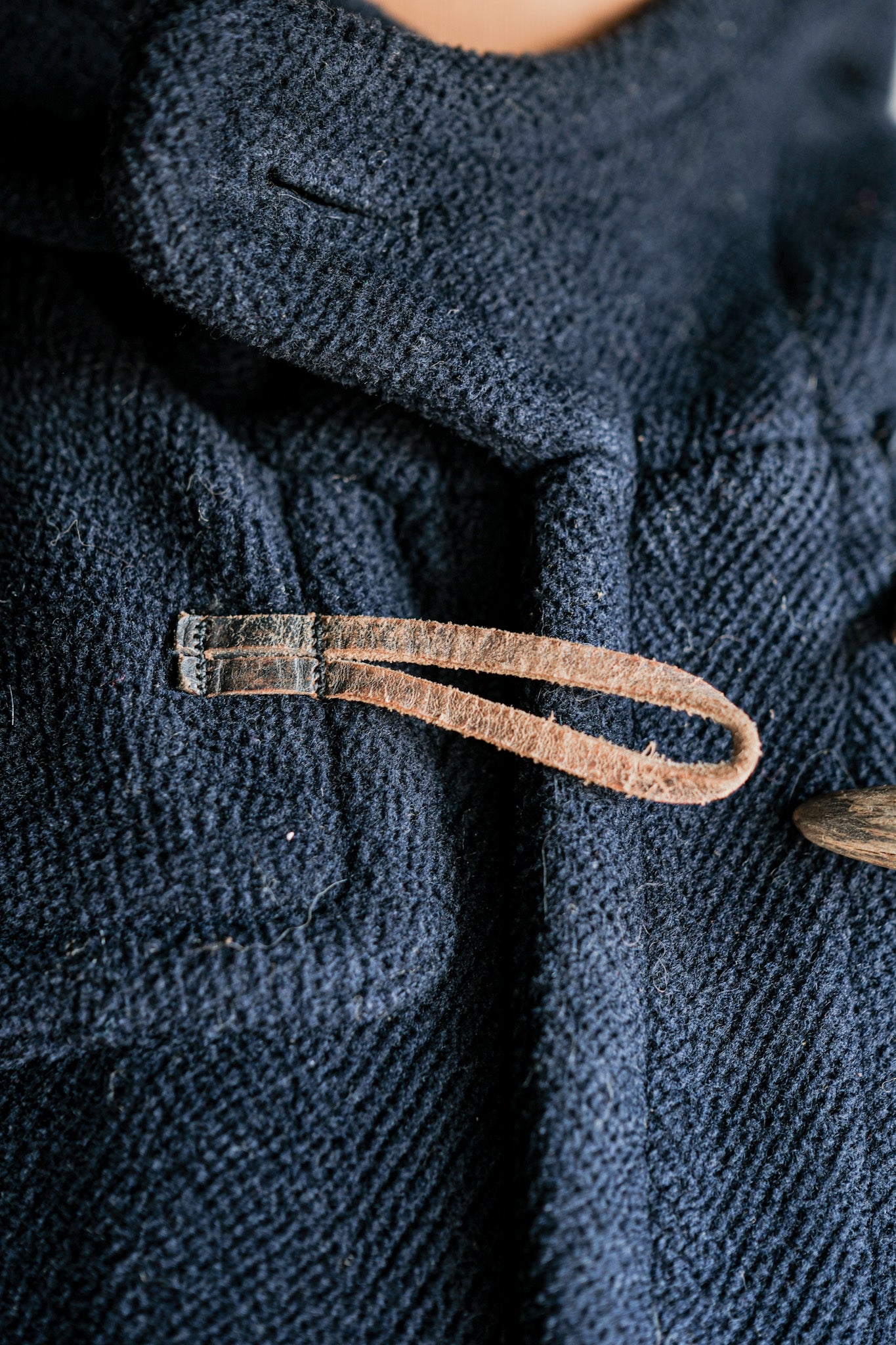 【~90's】Old INVERTERE HBT Wool Duffle Coat Size.40L "Moorbrook" "M.BARDELLI 別注"