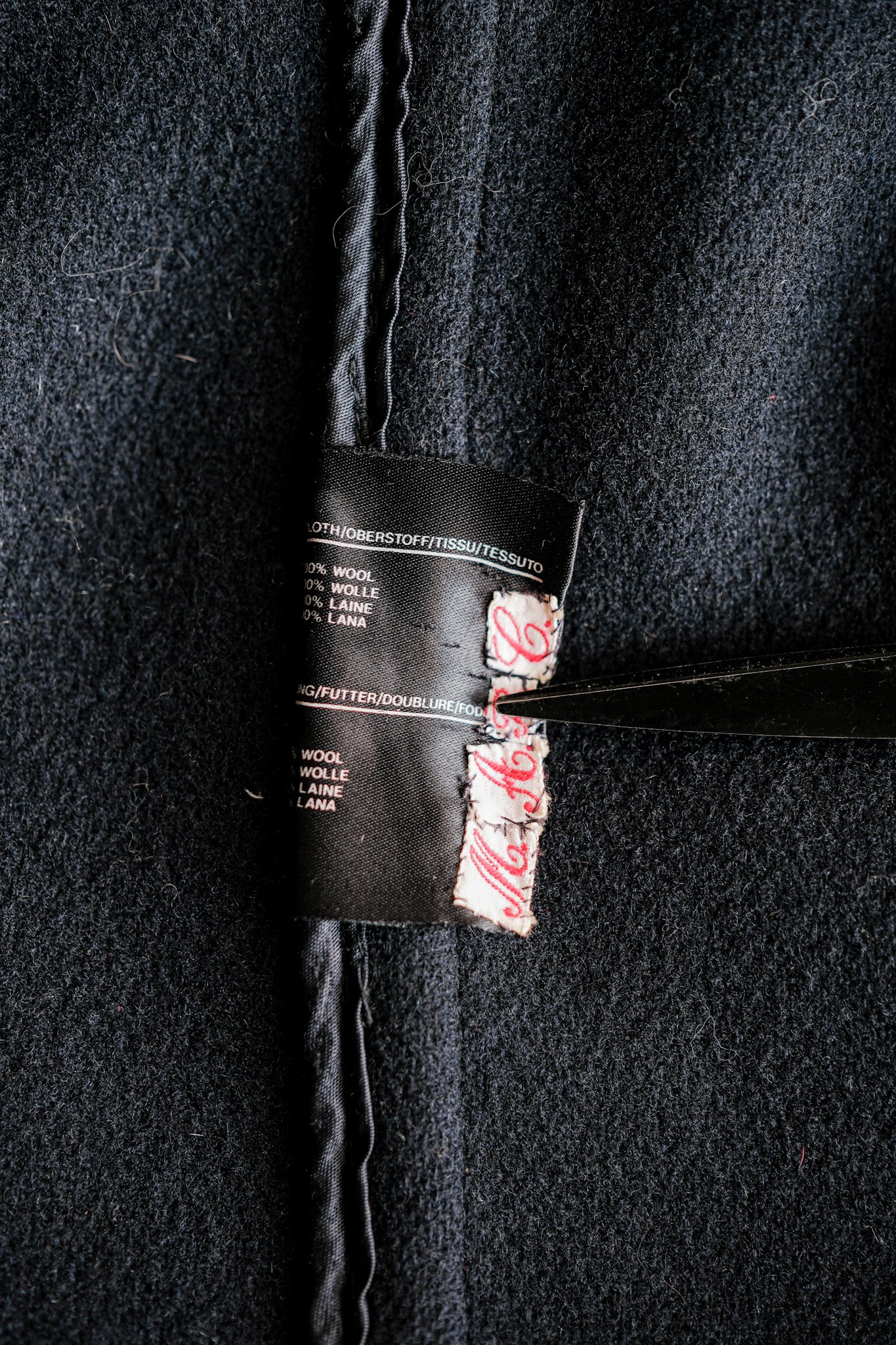 【~90's】Old INVERTERE HBT Wool Duffle Coat Size.40L "Moorbrook" "M.BARDELLI 別注"