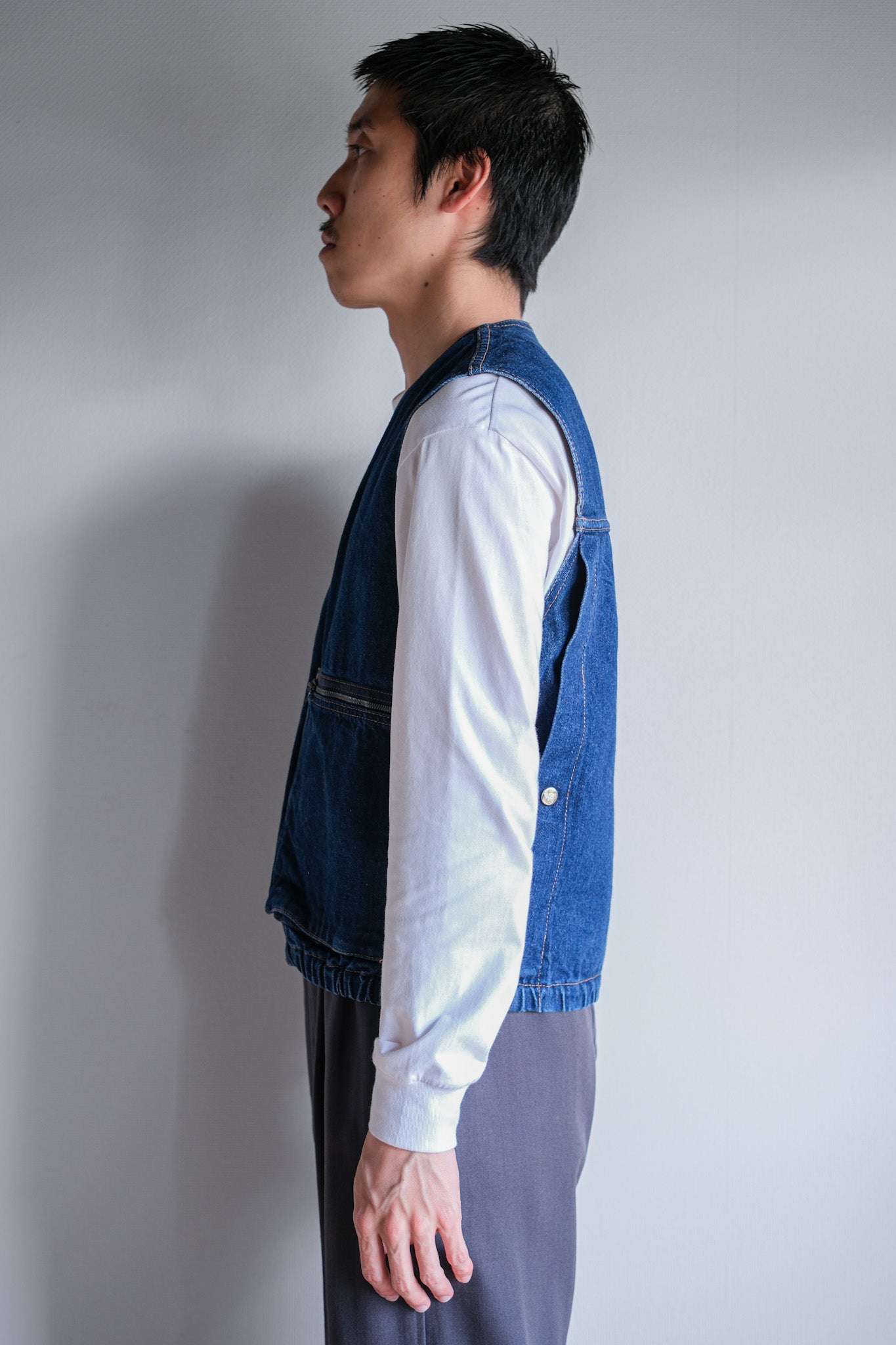 【~80's】Old EMPORIO ARMANI Denim Vest