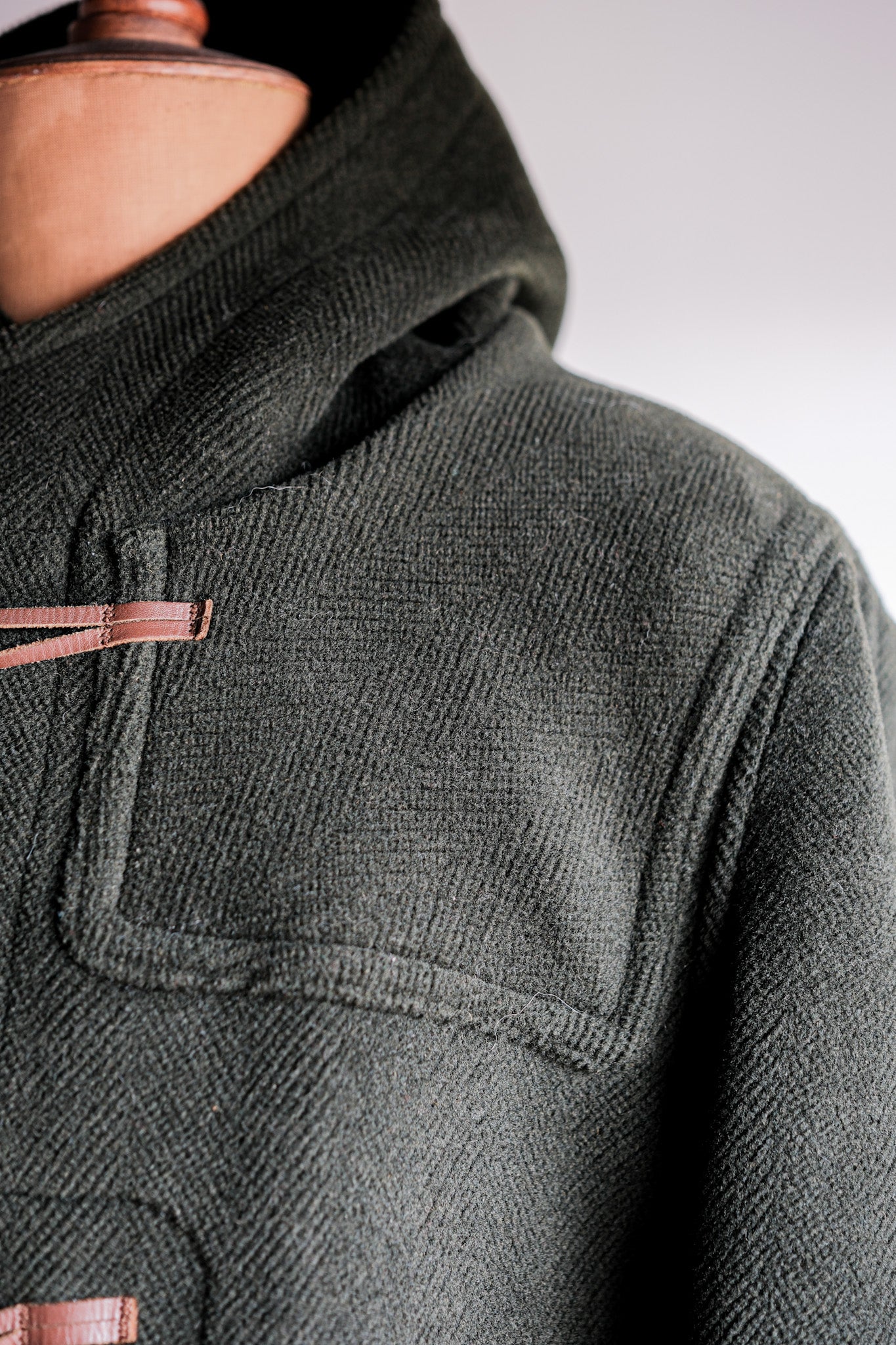 【~90's】Old INVERTERE HBT Wool Duffle Coat "Moorbrook" "DAVIDE CENCI 別注"