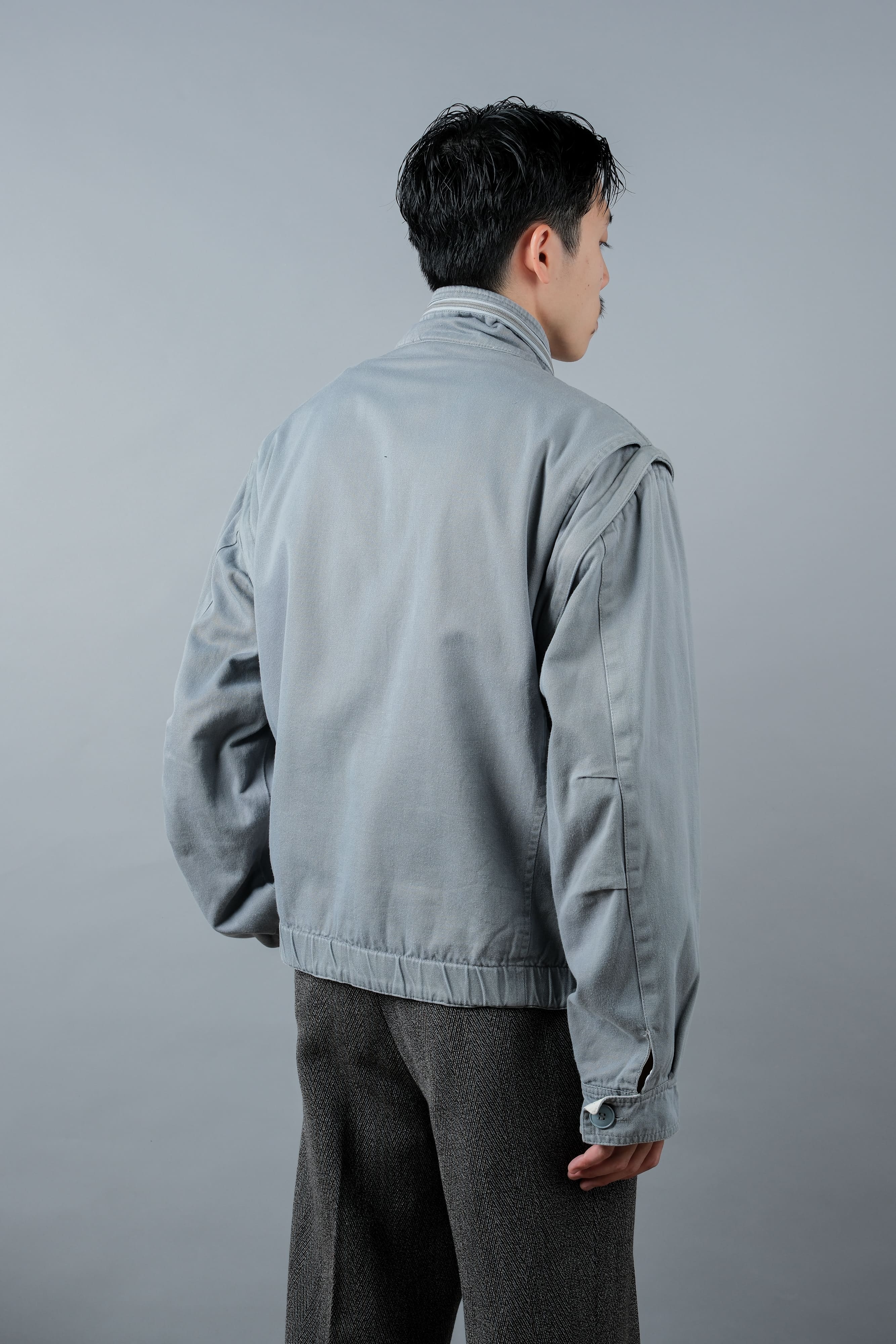 【~90's】Old Renoma Paris Detachable Sleeve Multi Pocket Jacket
