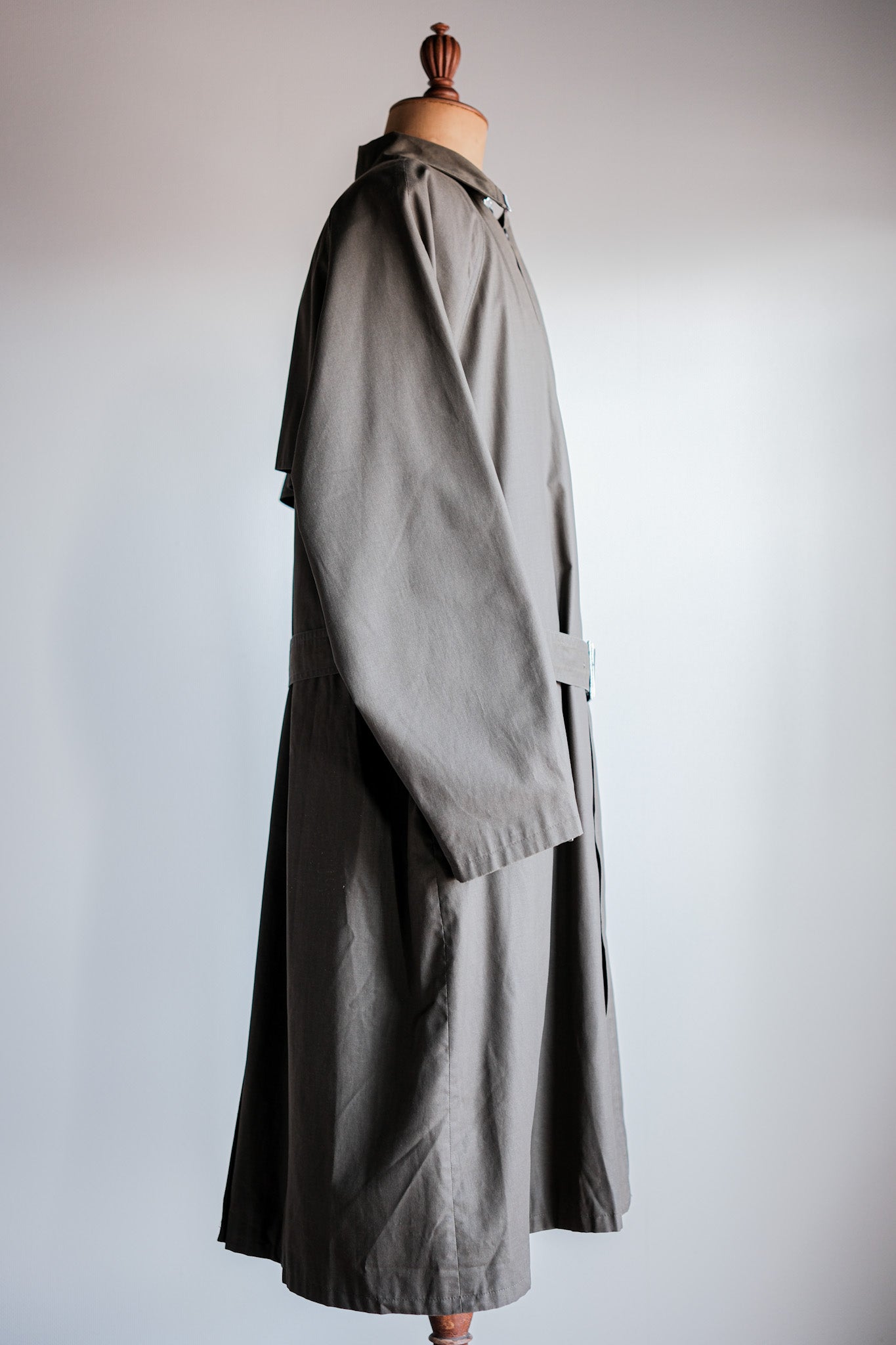 【~80's】Old Yves Saint Laurent Raglan Sleeve Coat With Liner Size.54
