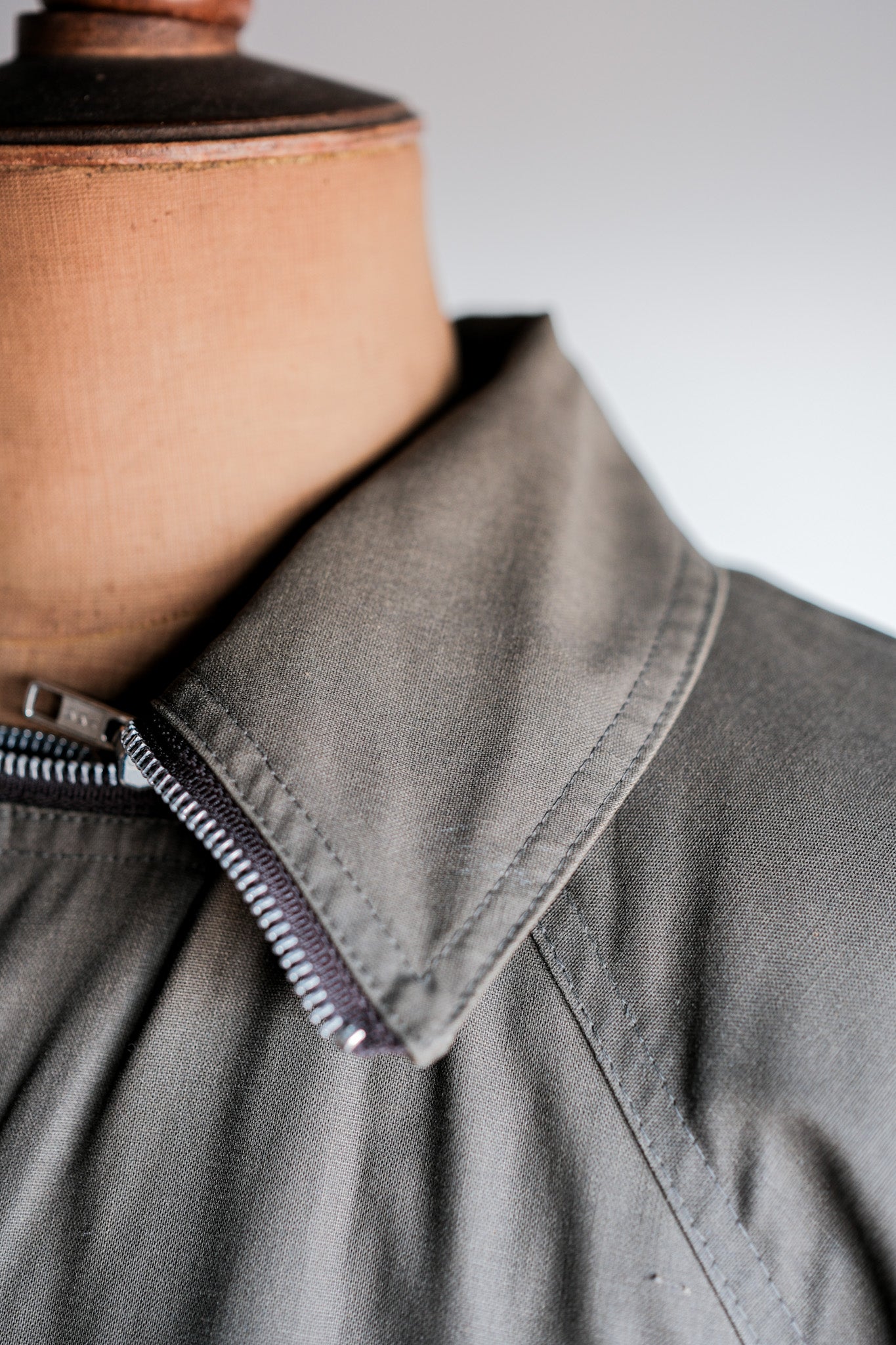 【~80's】Old Yves Saint Laurent Raglan Sleeve Coat With Liner Size.54