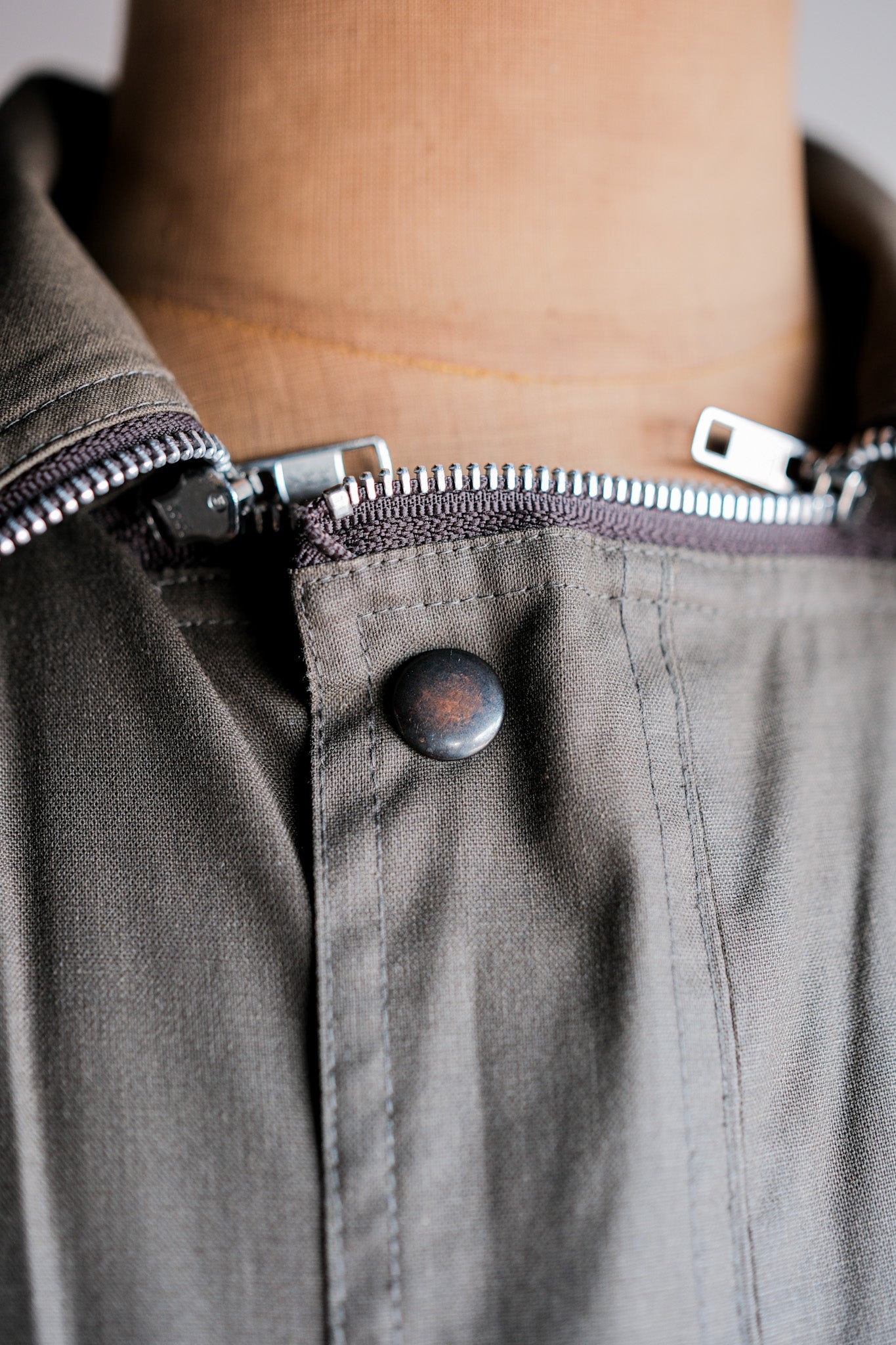 【~80's】Old Yves Saint Laurent Raglan Sleeve Coat With Liner Size.54