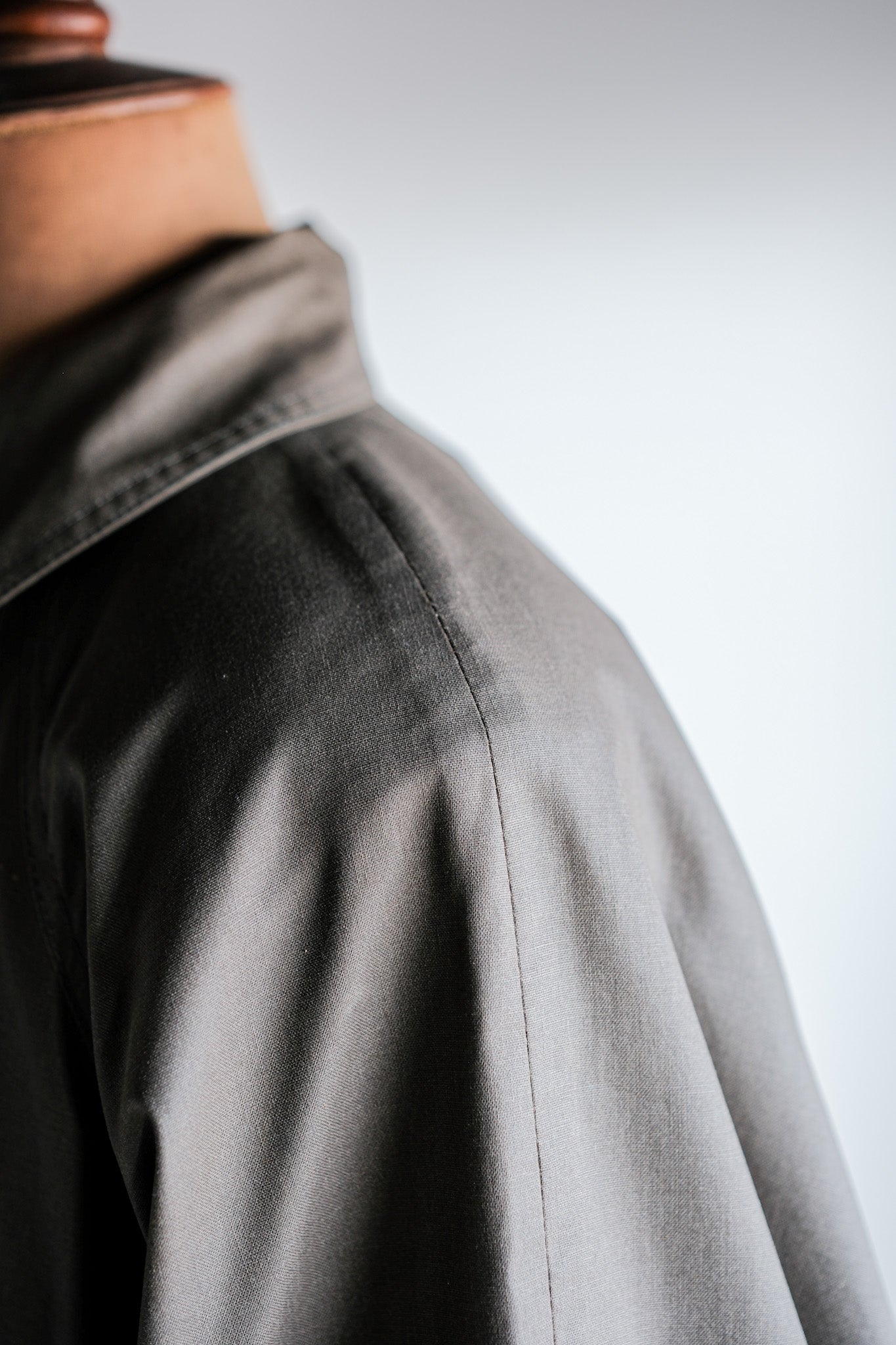 【~80's】Old Yves Saint Laurent Raglan Sleeve Coat With Liner Size.54