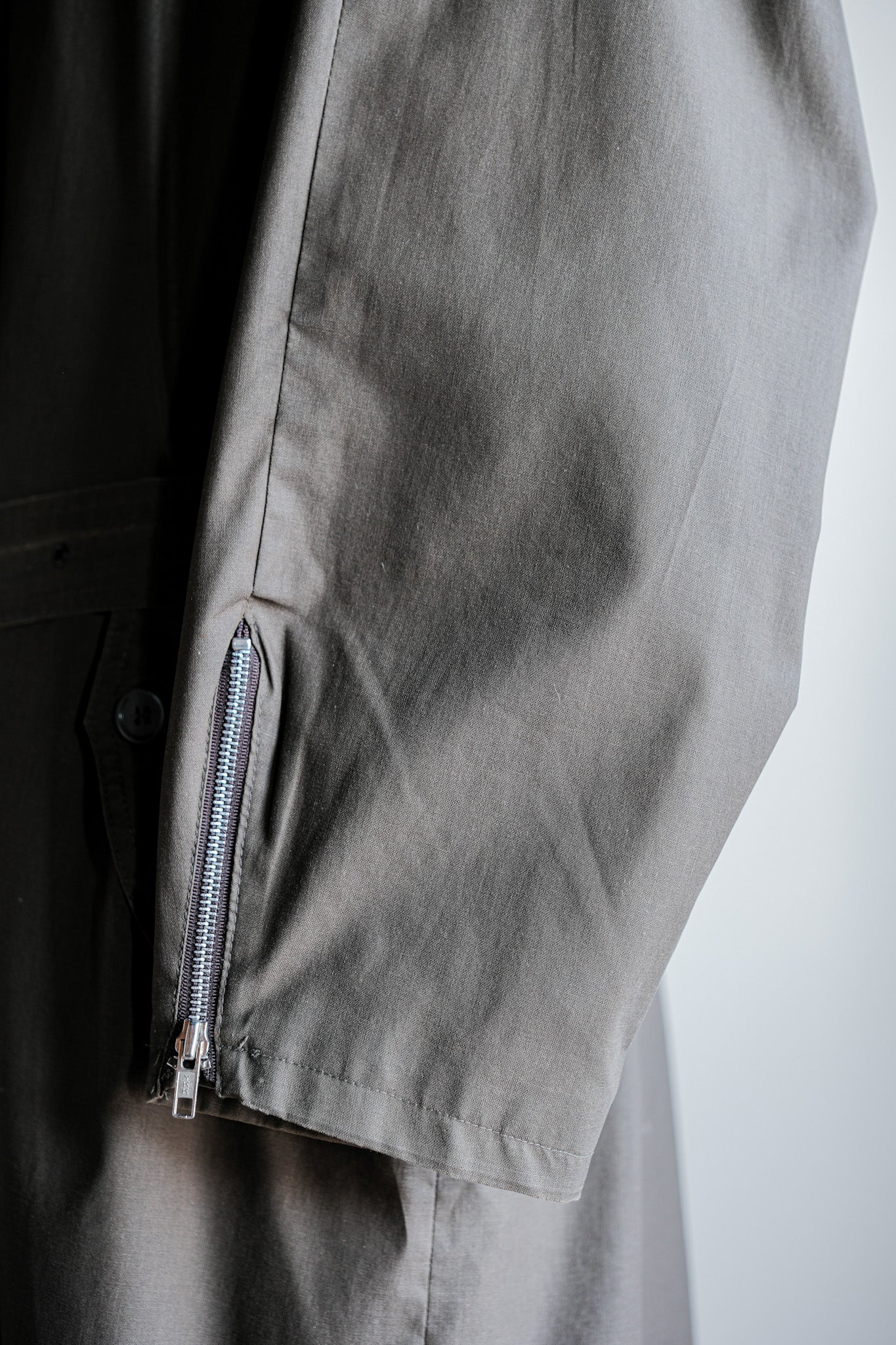 【~80's】Old Yves Saint Laurent Raglan Sleeve Coat With Liner Size.54