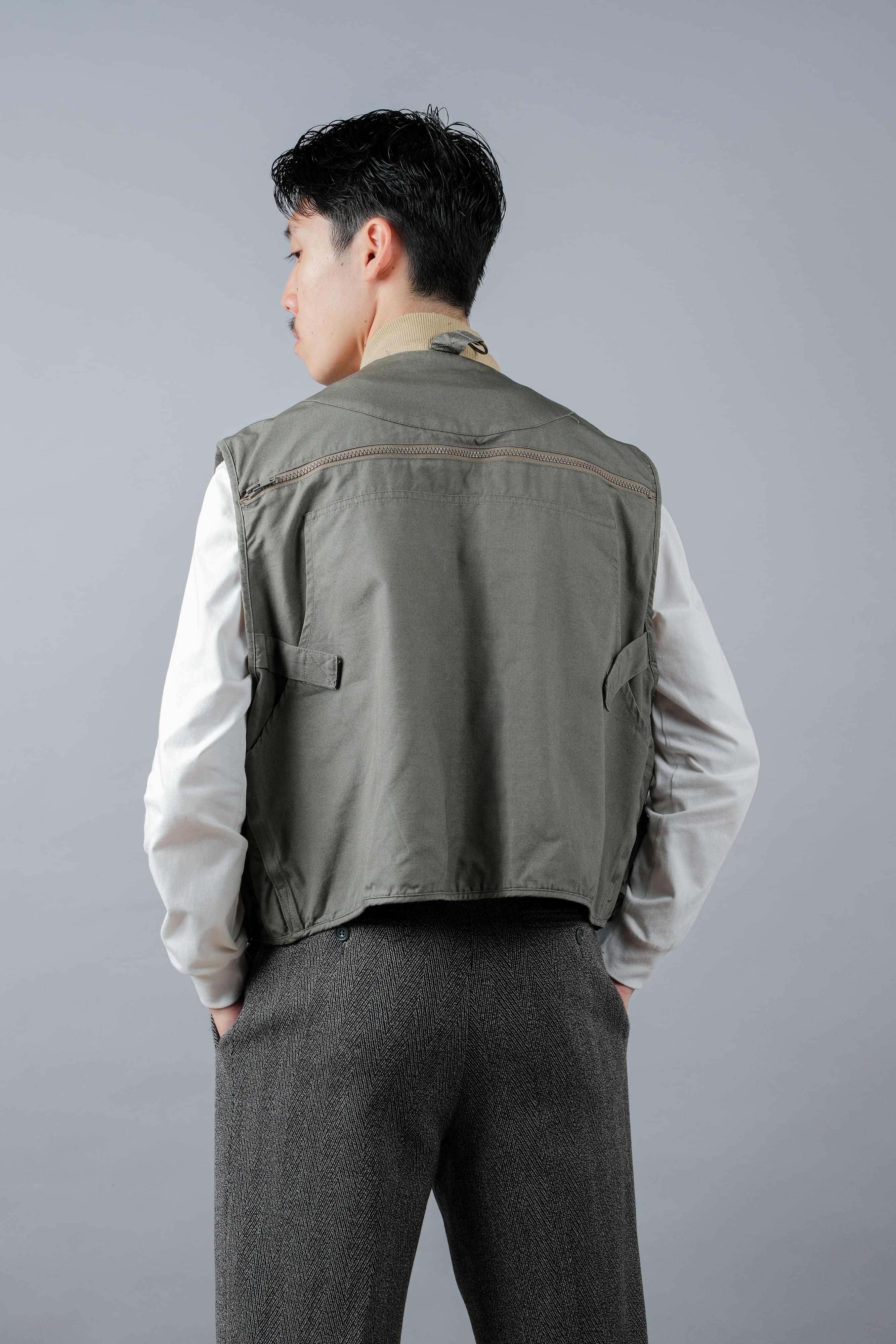 【~90's】Vintage Willis&Geiger Bush Poplin Fishing Vest Size.M