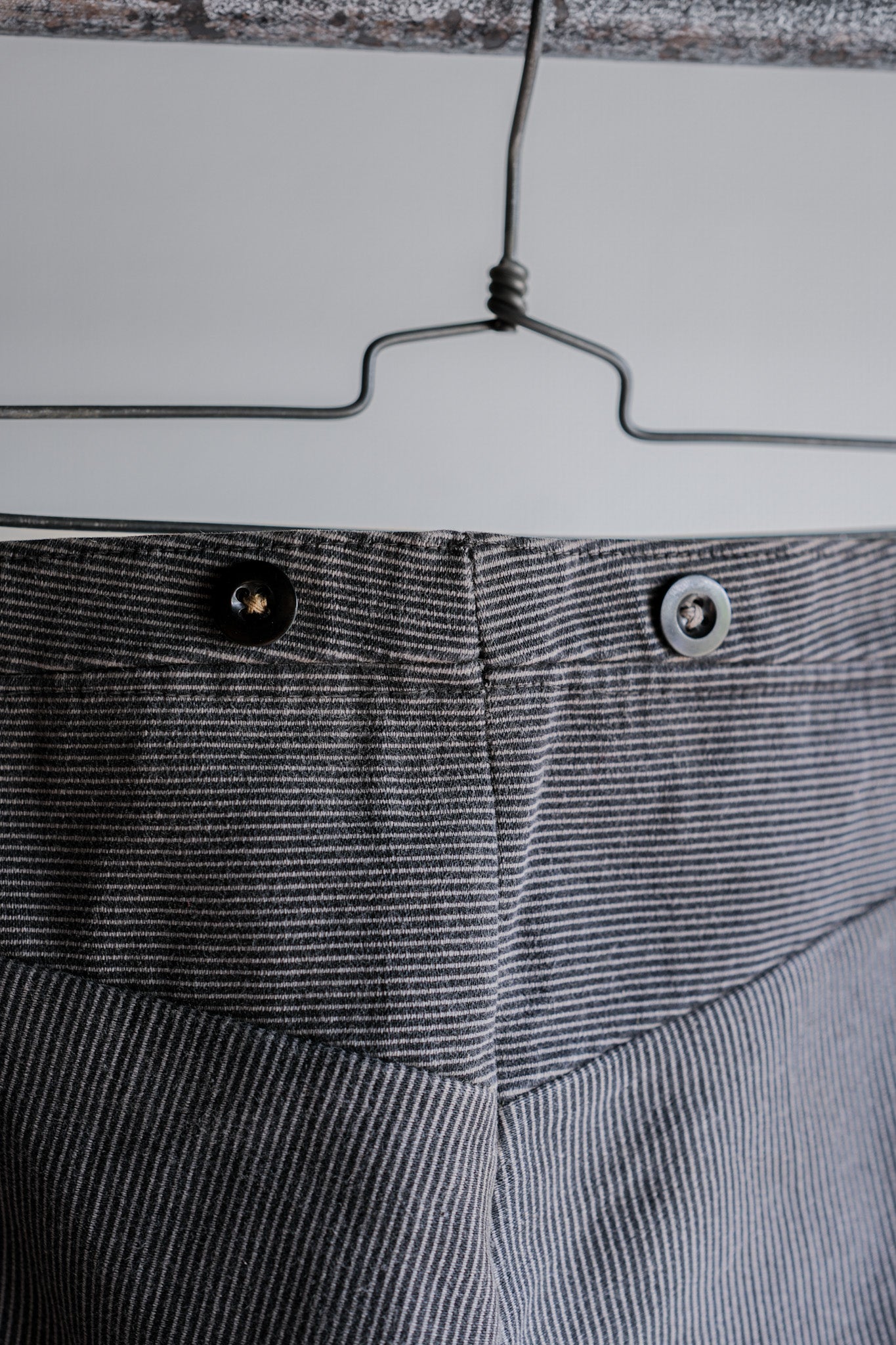 【~40's】Belgium Vintage Printed Moleskin Prisoner Pants