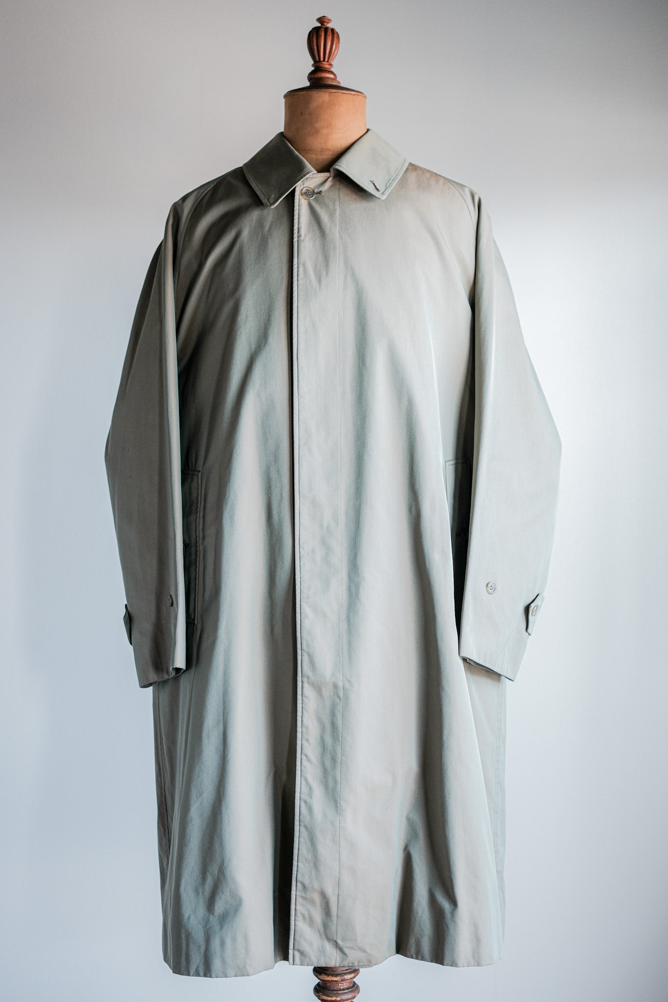 【~80's】Vintage Burberrys Single Raglan Balmacaan Coat C100 With Liner Size.50REG "TAMAMUSHI"