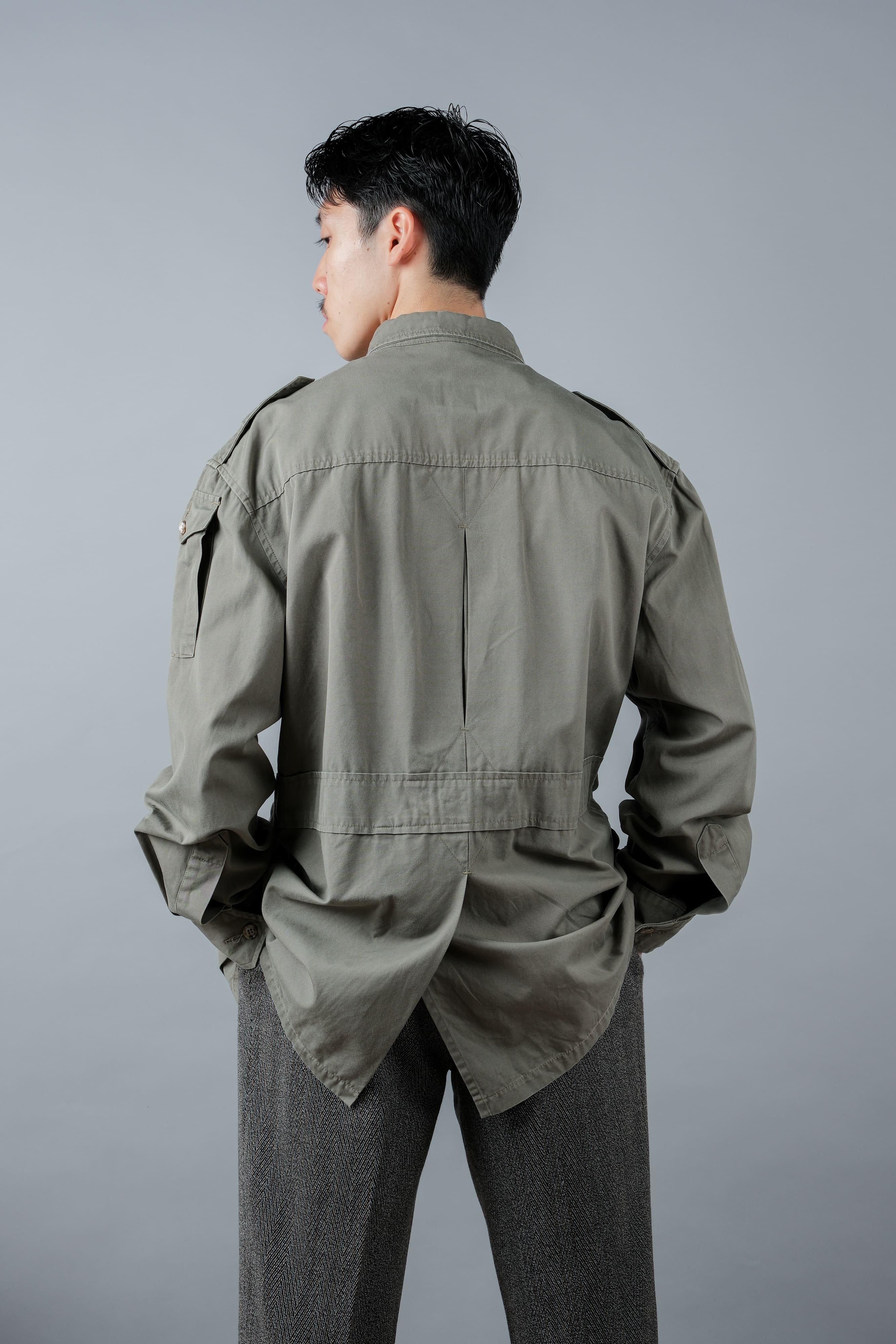 【~90's】Vintage Willis&Geiger Bush Poplin Hemingway Jacket Size.M "Made in U.S.A."