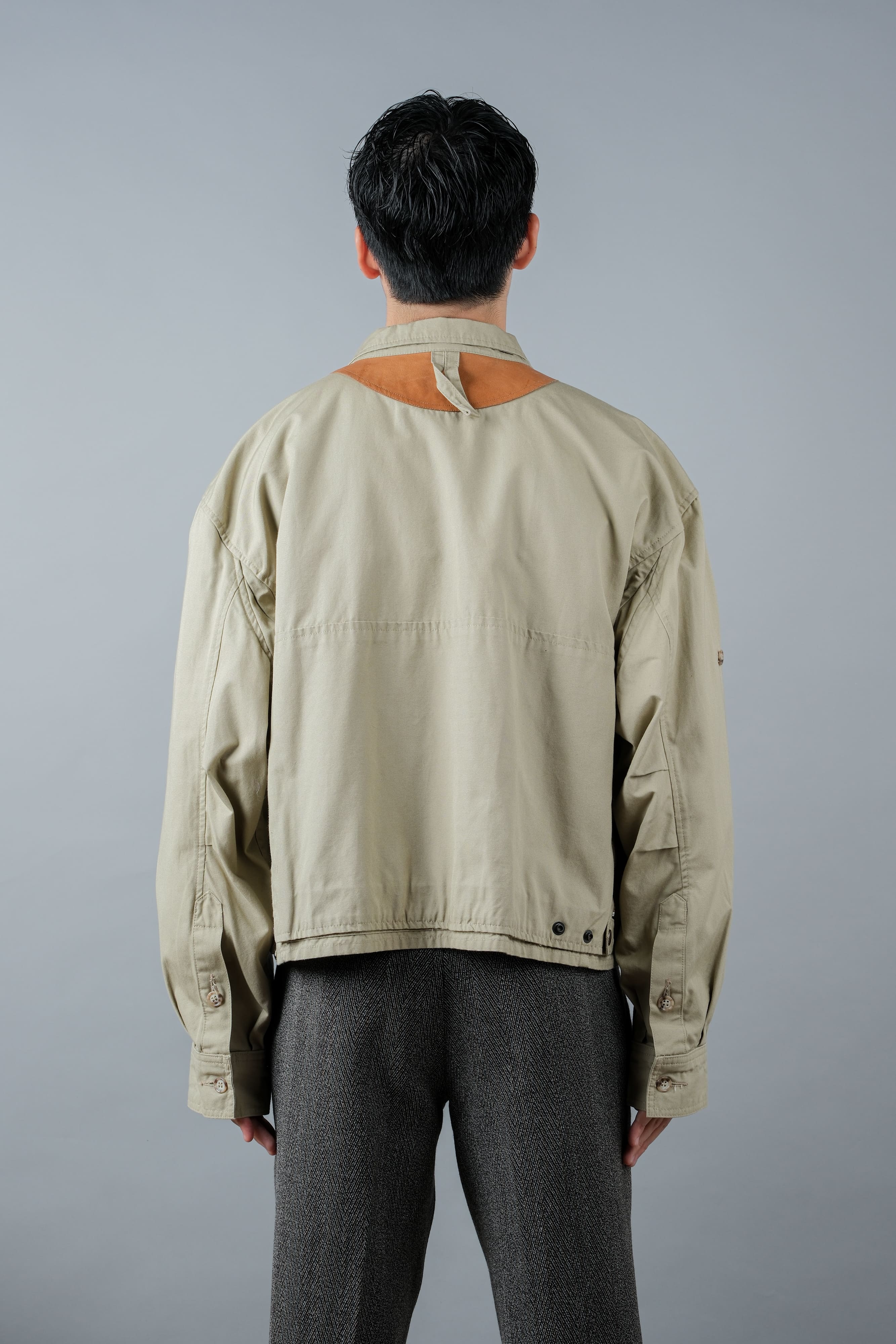 【~90's】Vintage Willis&Geiger Bush Poplin Eisenhower Fishing Jacket Size.M "Made in U.S.A." "Dead Stock"