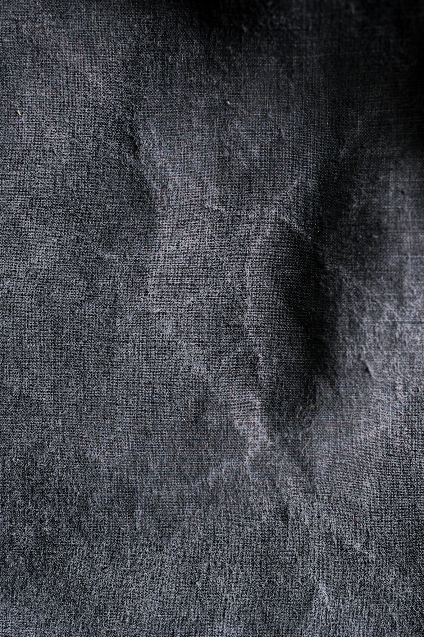 【~50's】French Vintage Black Linen Maquignon Pants Size.44 "AU MOLINEL"