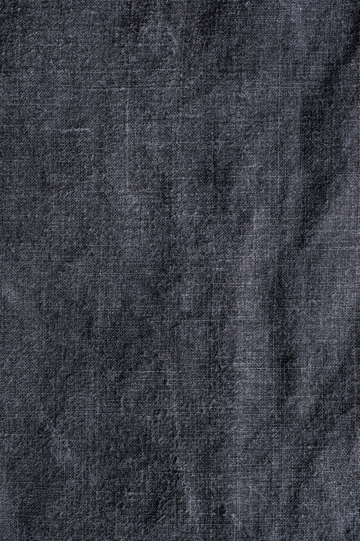 【~50's】French Vintage Black Linen Maquignon Pants Size.44 "AU MOLINEL"