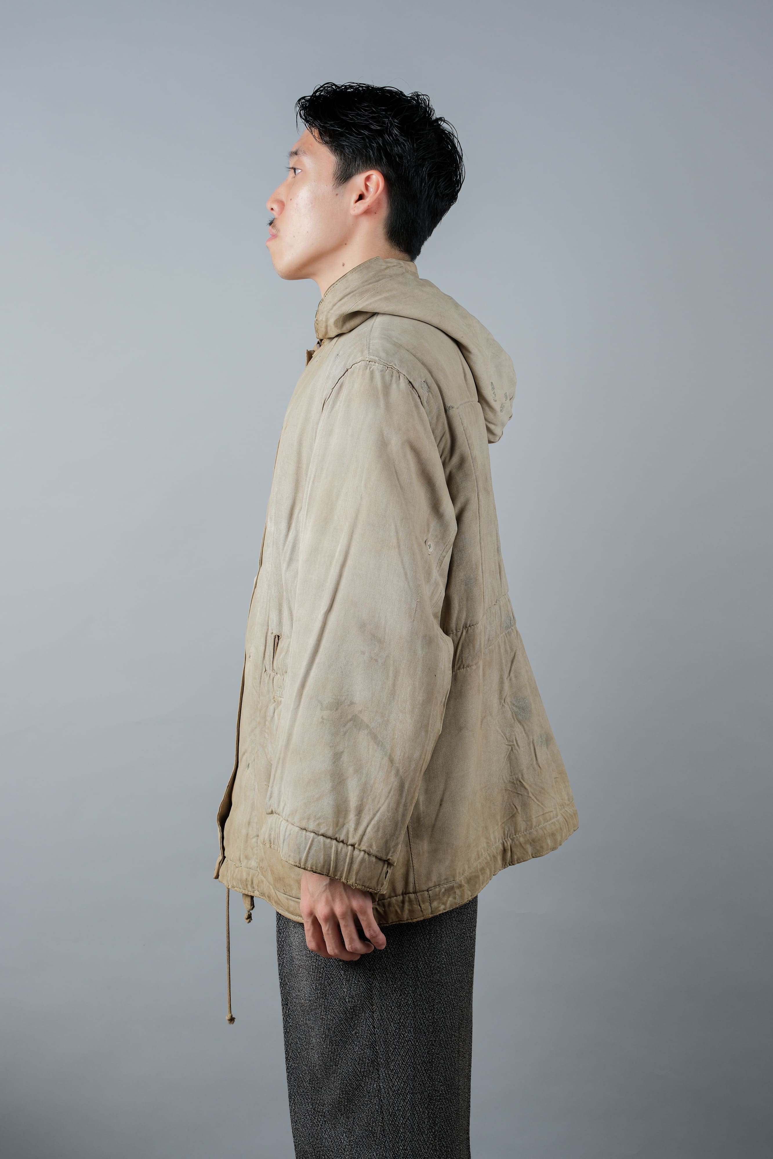 【~40's】WWⅡ German Army Sumpftarnmuster 44 Camouflage 43 Pattern Reversible Winter Parka "Wehrmacht"