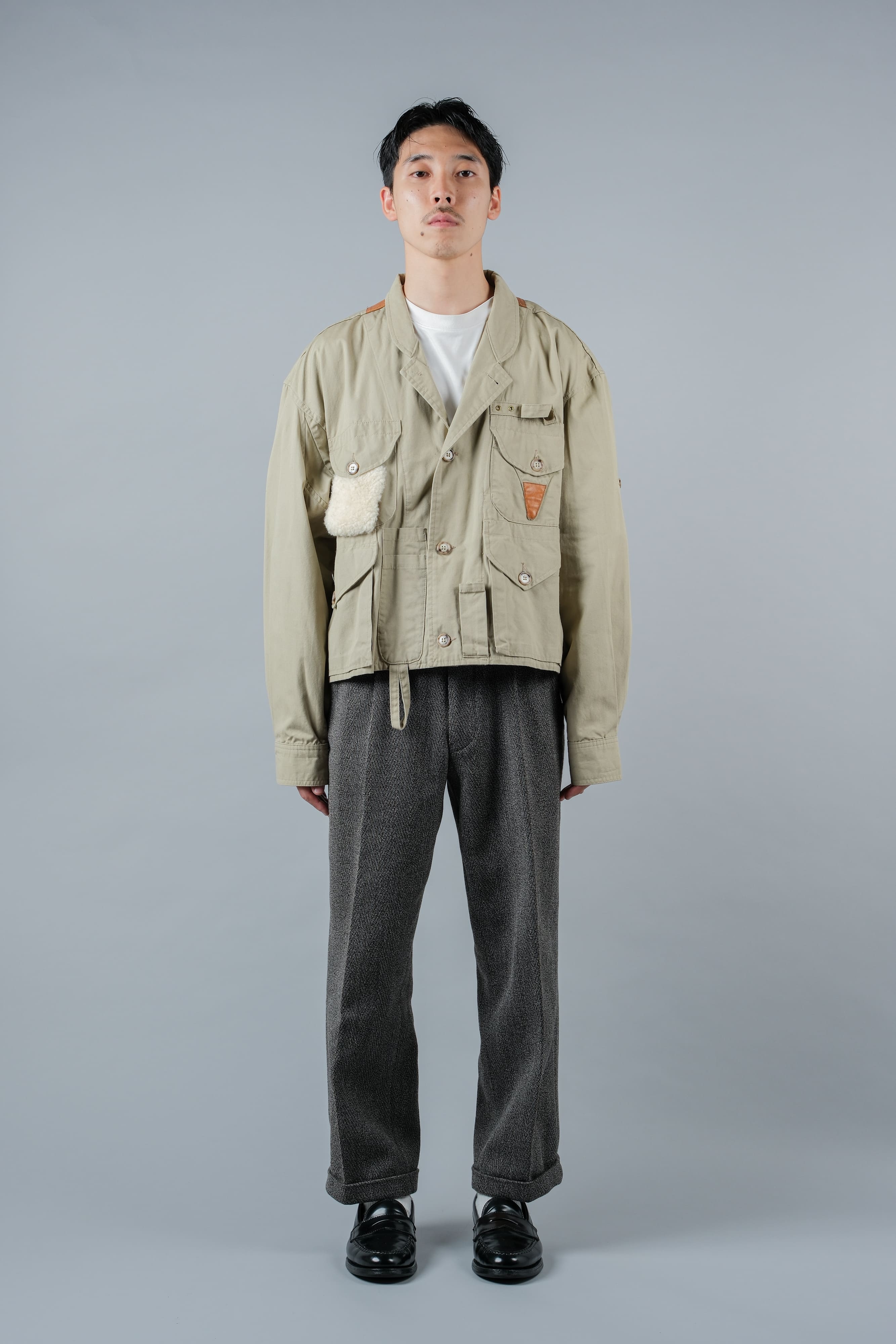 【~90's】Vintage Willis&Geiger Bush Poplin Eisenhower Fishing Jacket Size.M "Made in U.S.A." "Dead Stock"