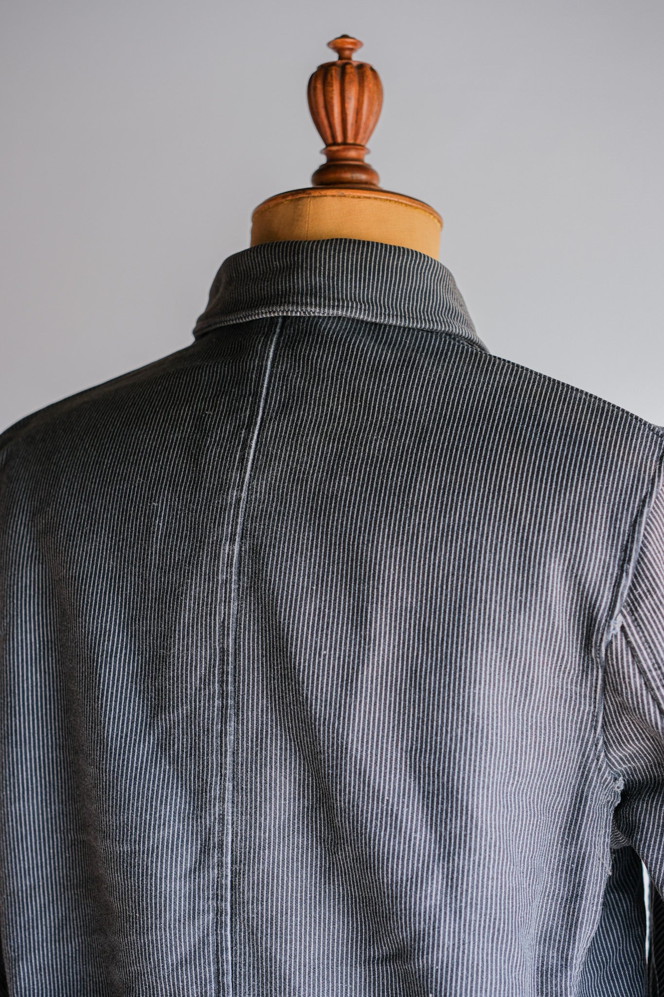 【~40's】Belgium Vintage Printed Moleskin Prisoner Jacket