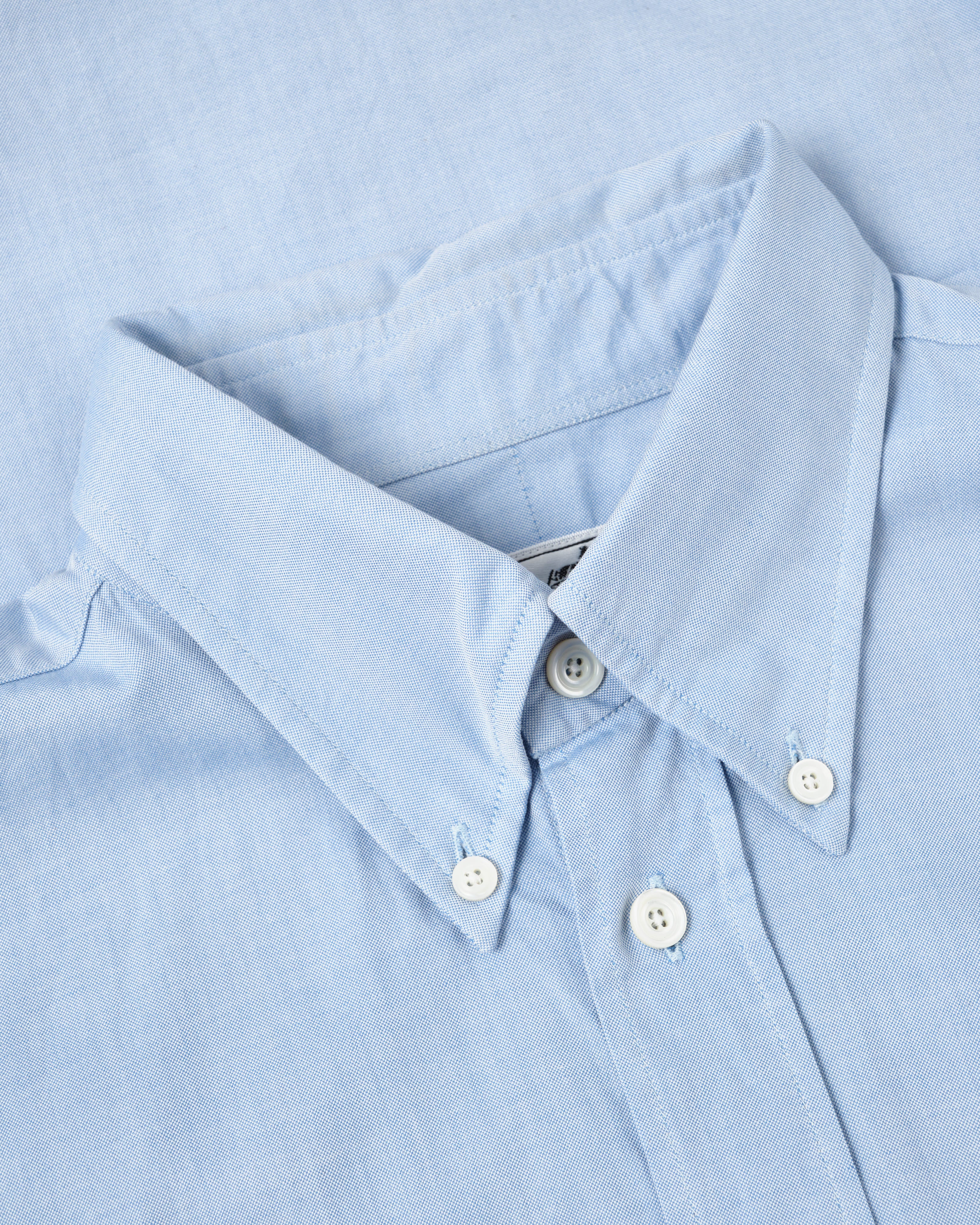 【~00's】Old Hermès Paris Cotton Oxford B.D Shirt With Sellier Button Size.37