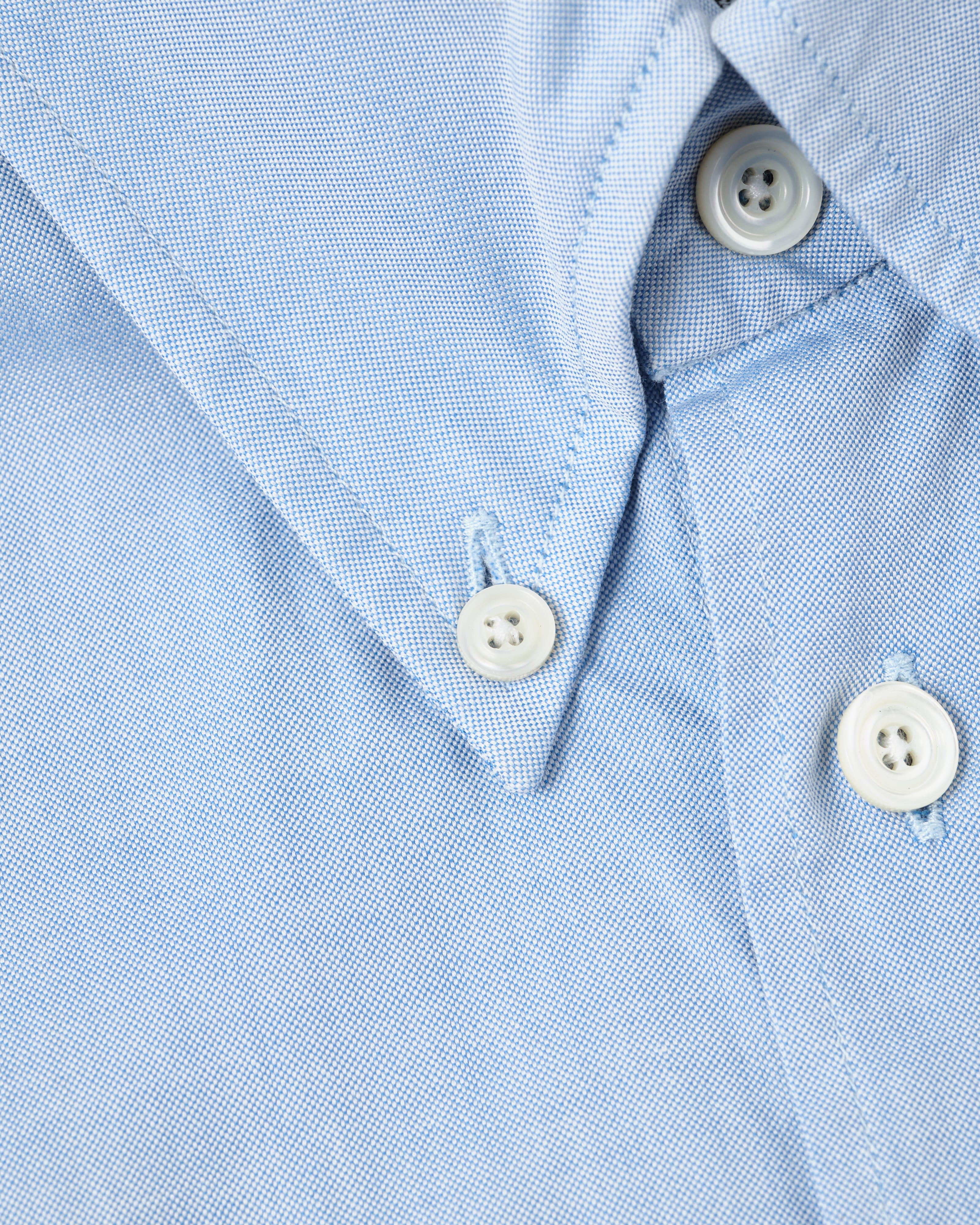 【~00's】Old Hermès Paris Cotton Oxford B.D Shirt With Sellier Button Size.37