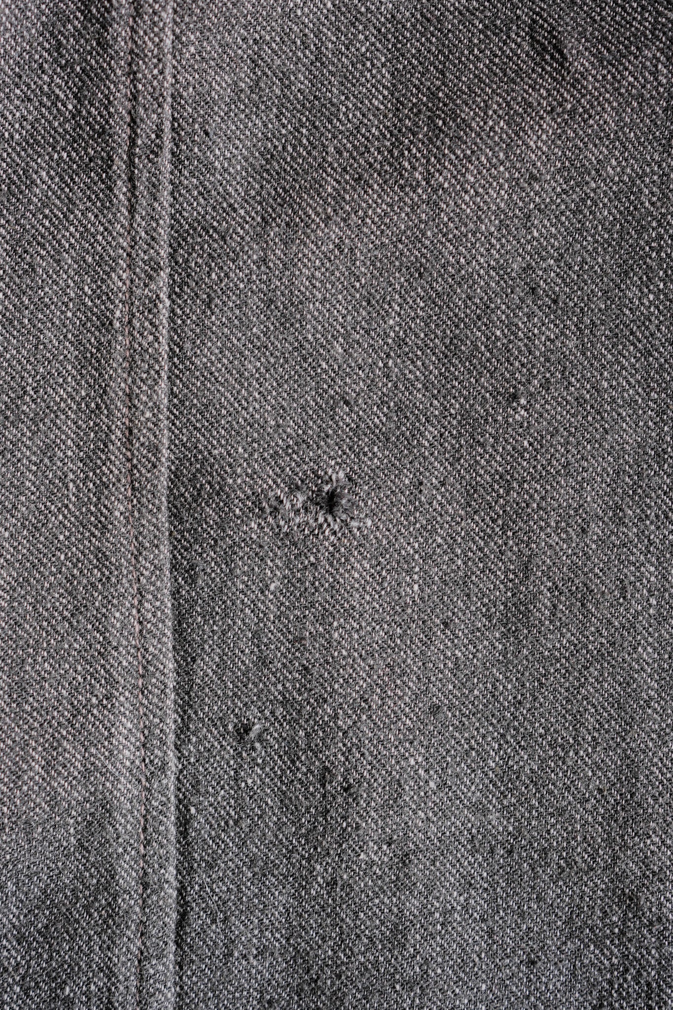 【~30's】French Vintage Salt & Pepper Cotton Twill Work Coat