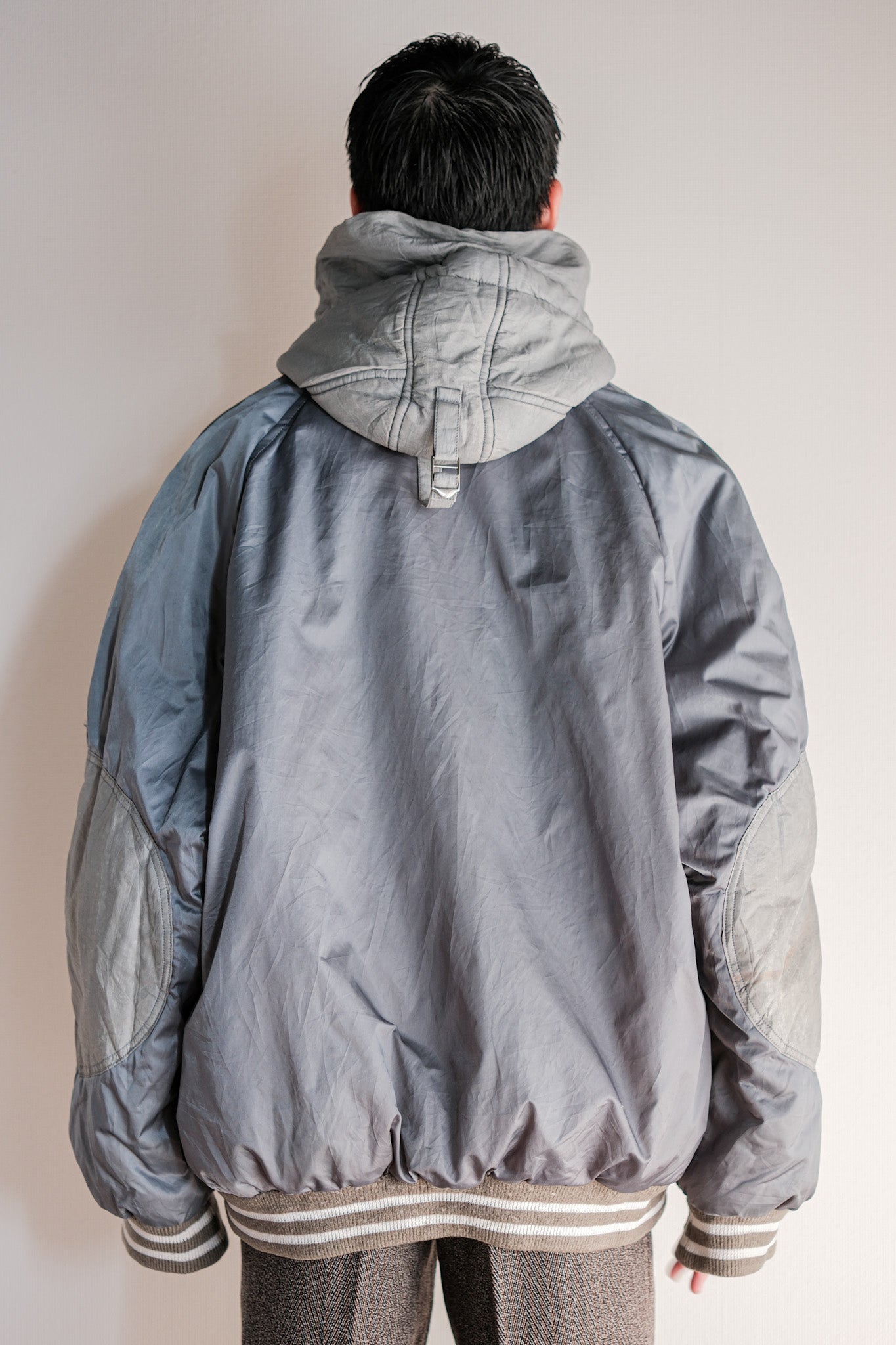 【~80's】Old BONEVILLE Navy Arctic Hooded Jacket Size.54